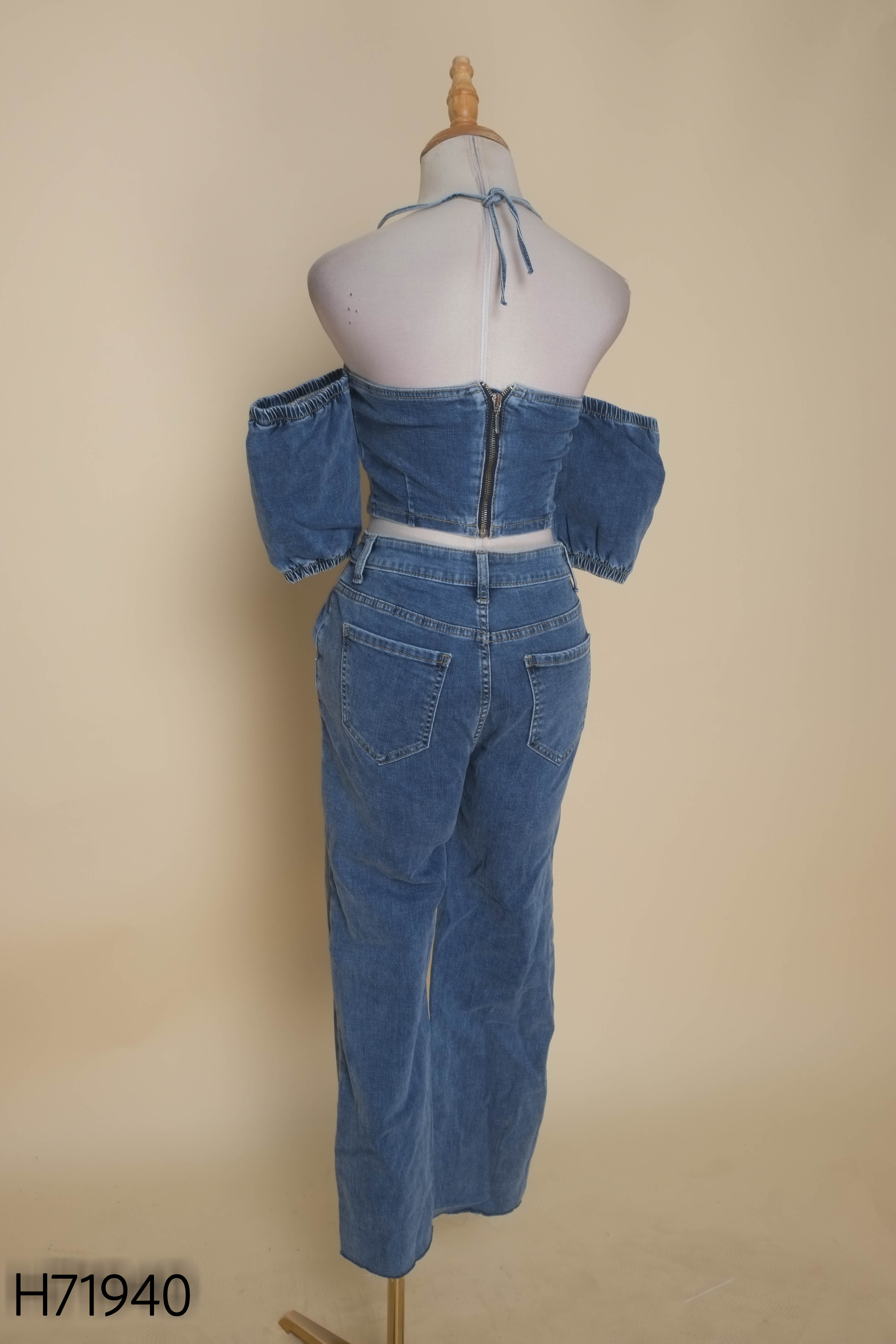 Set jeans xanh ORINO+quần