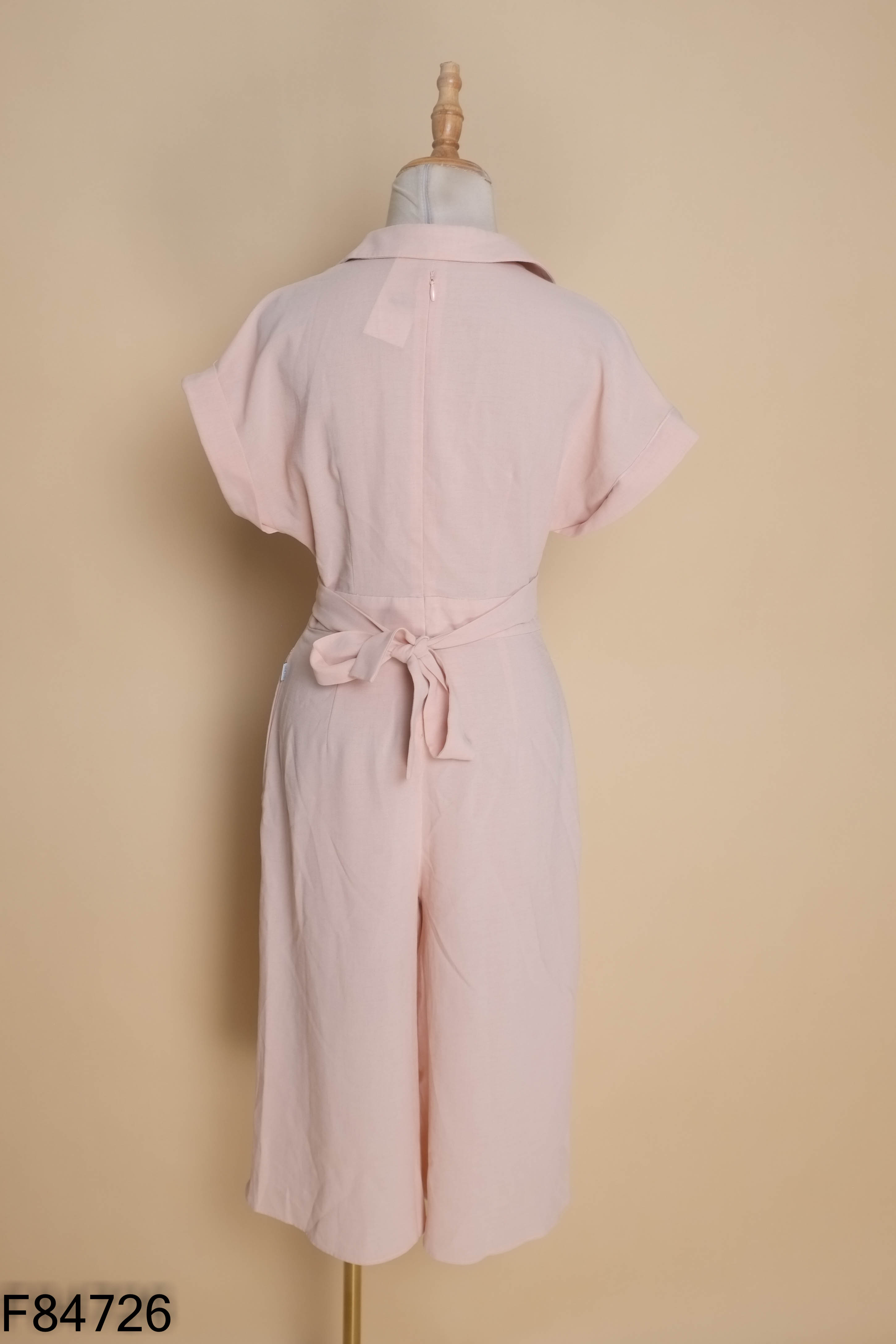 Jumpsuits D.CHIC hồng buộc eo