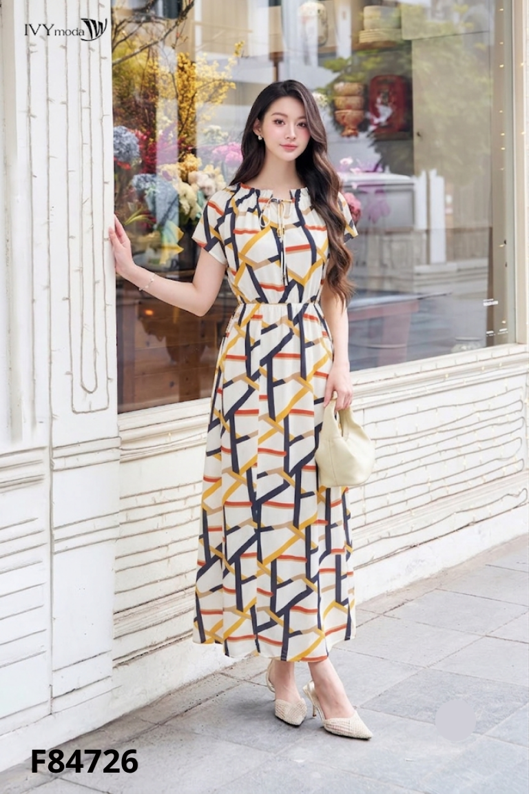 Váy IVY MODA be họa tiết