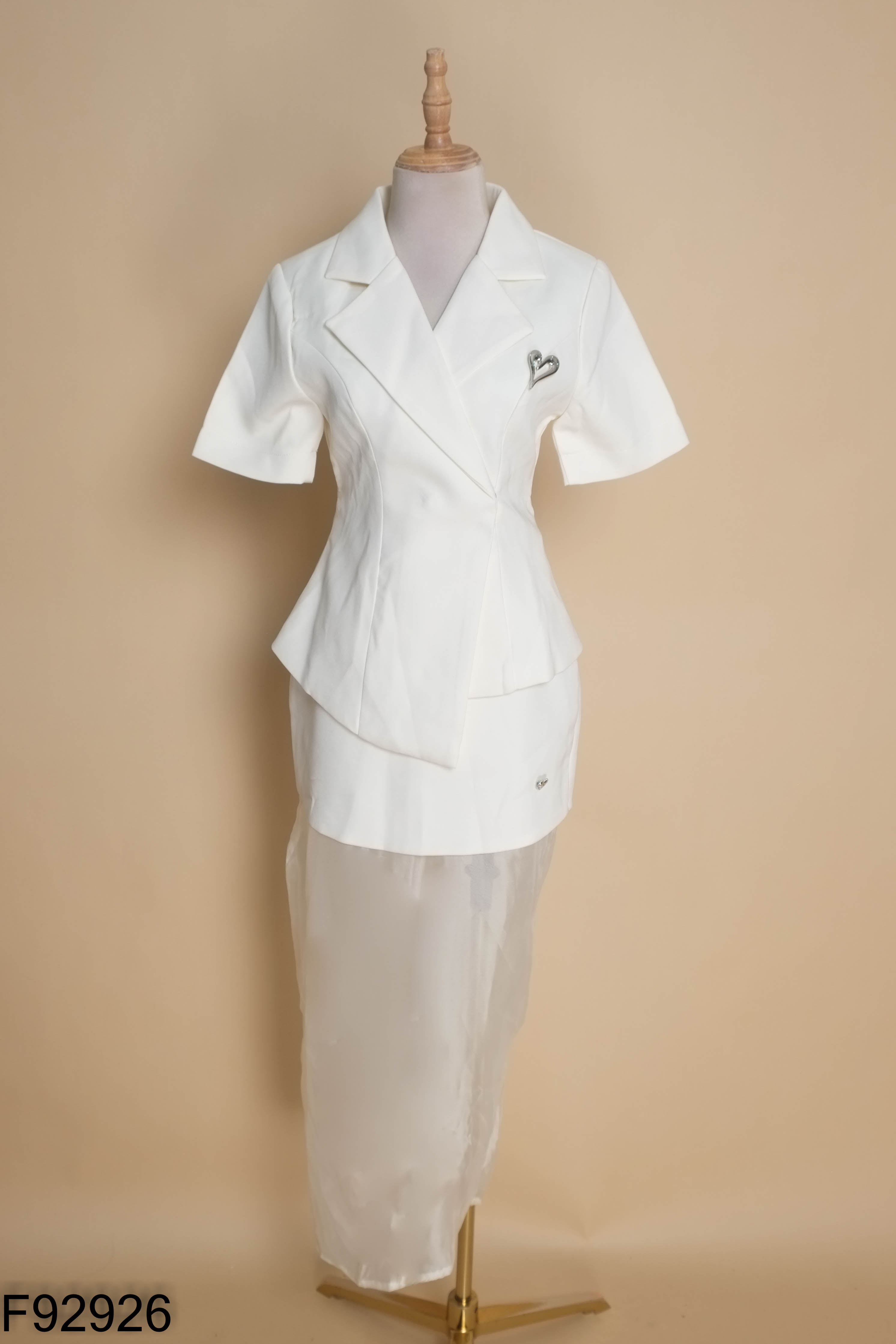 NEWTAG Set be áo kiểu + chân váy