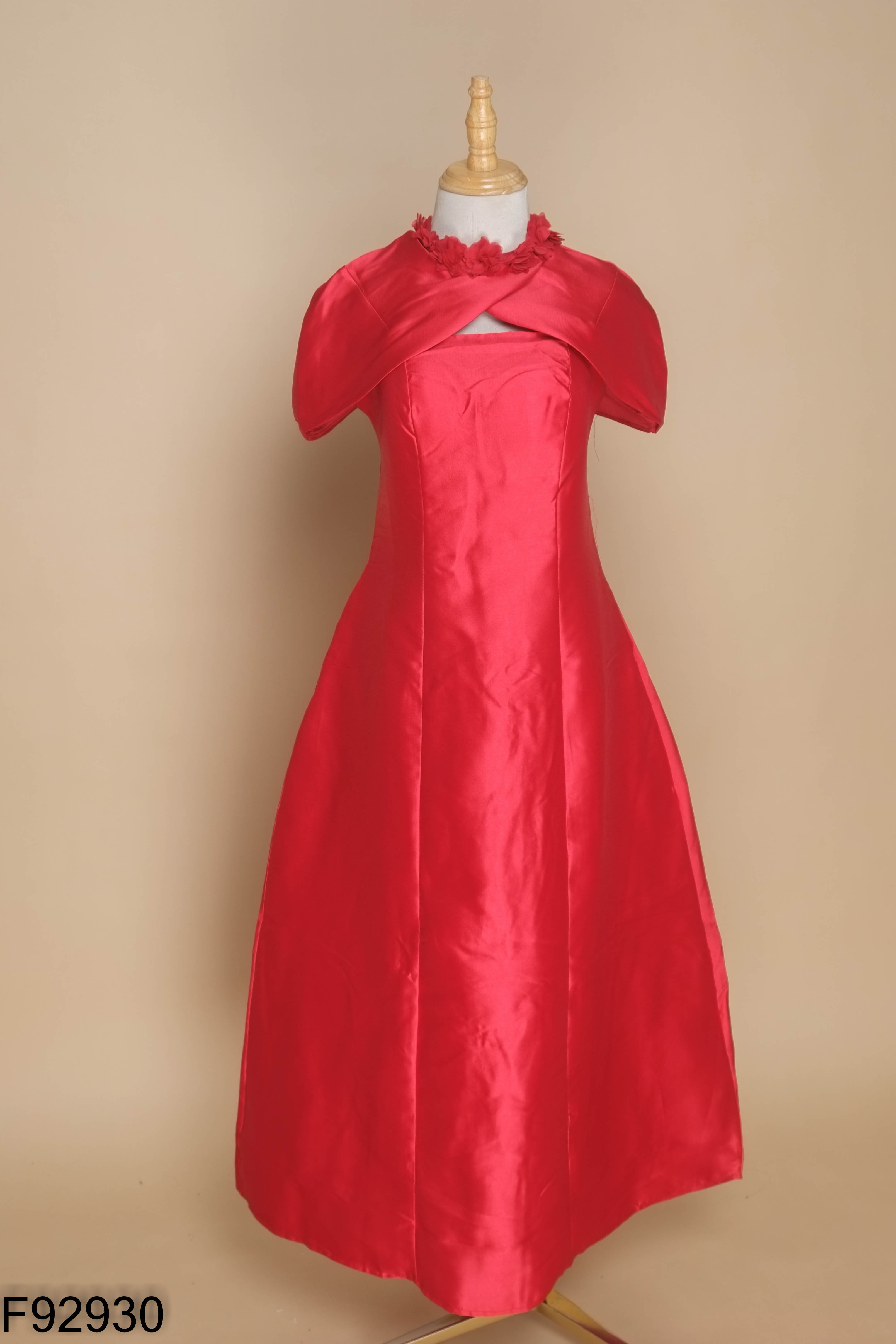 NEWTAG LAN HƯƠNG set váy đỏ+tay áo