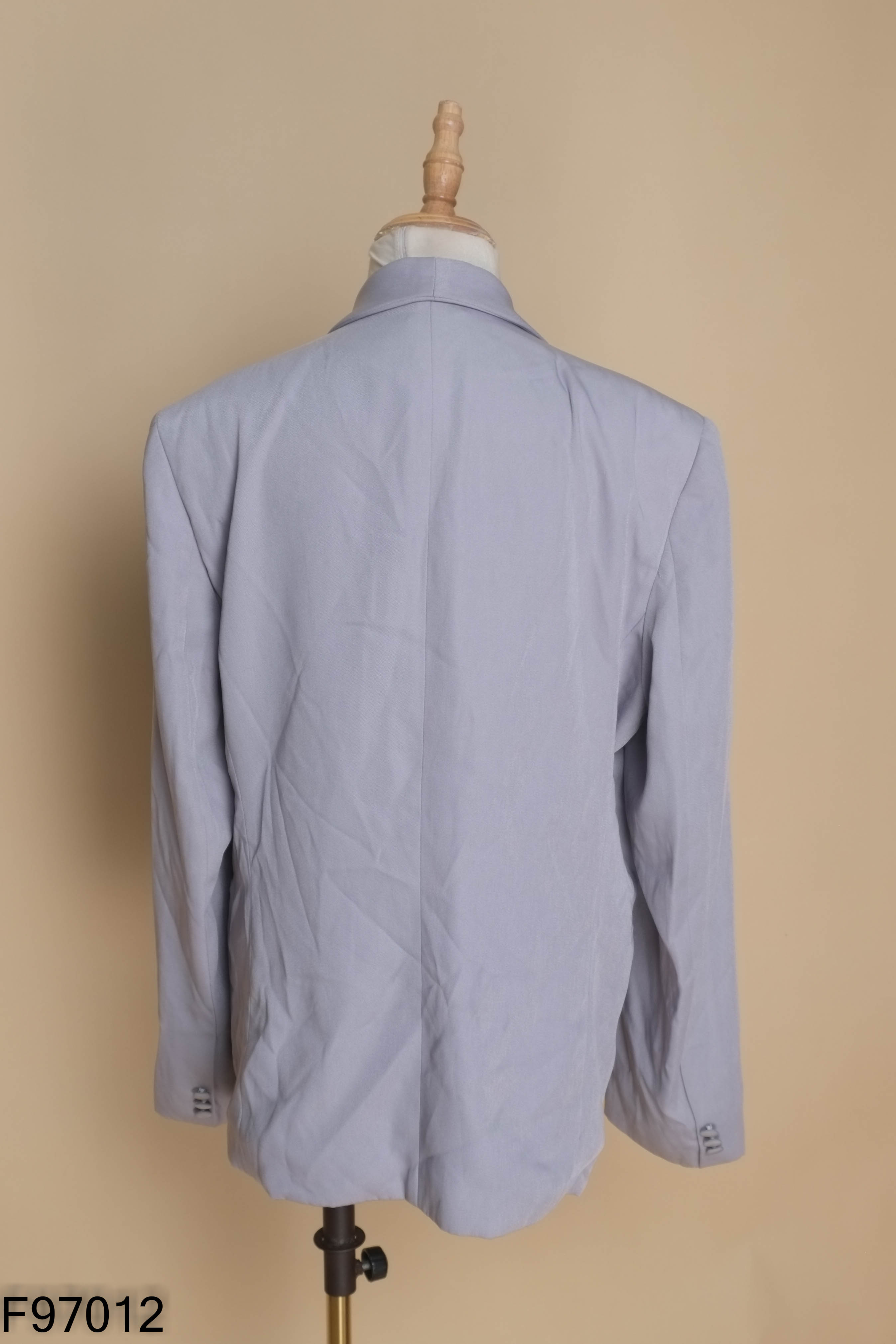 Áo khoác blazers xanh trơn phối túi