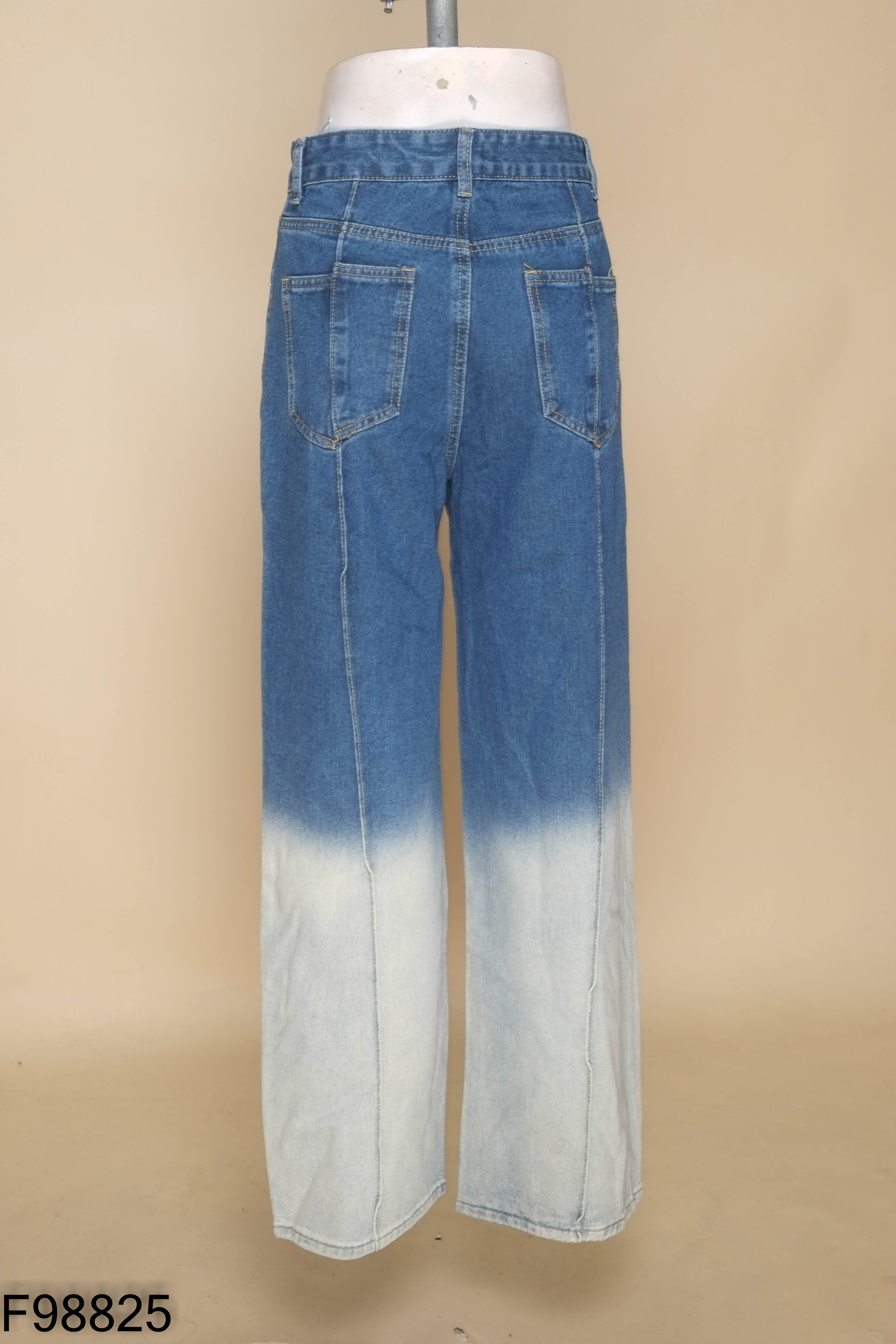 NEWTAG Quần jeans xanh ống loe