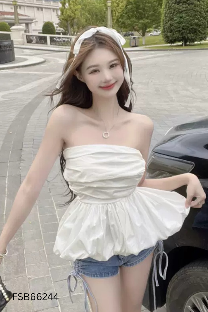 Áo quây trắng trơn