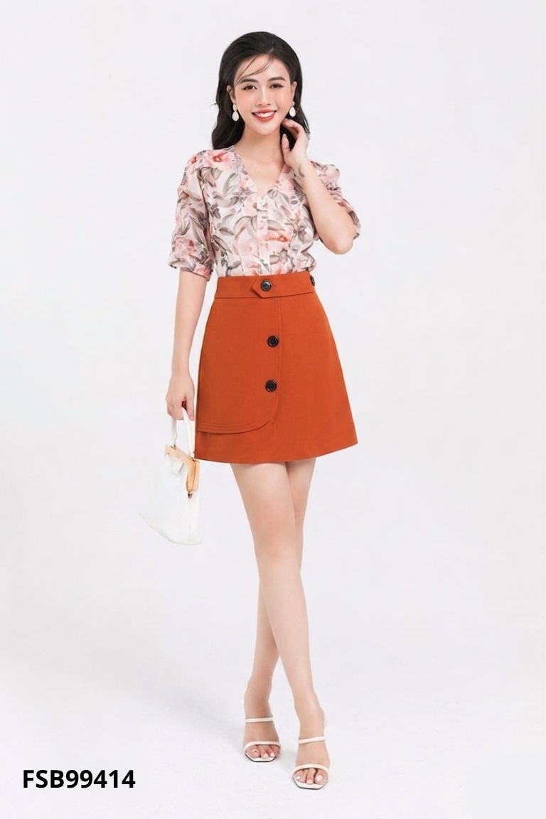 Chân váy 20AGAIN đỏ