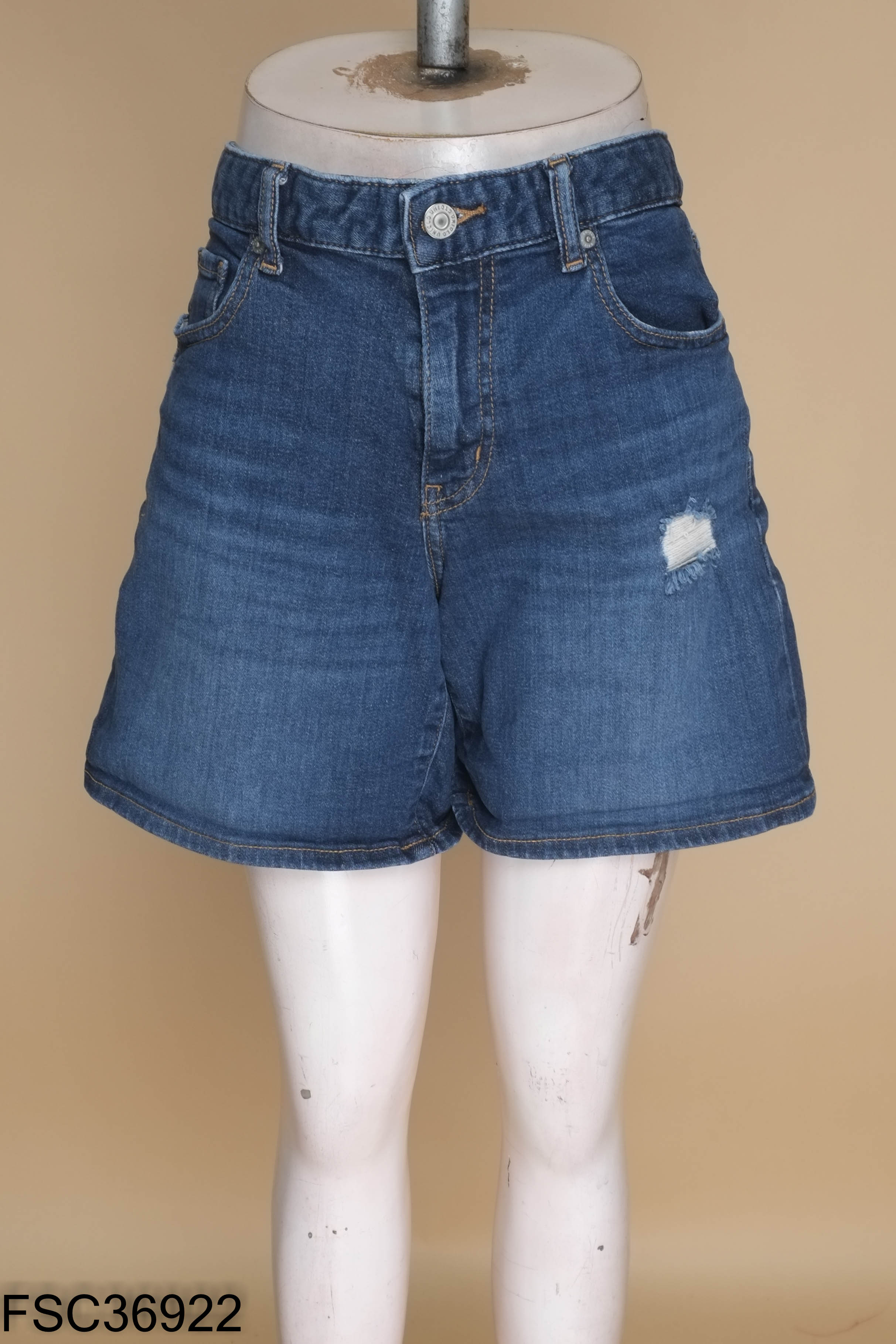 Quần UNIQLO shorts jeans xanh