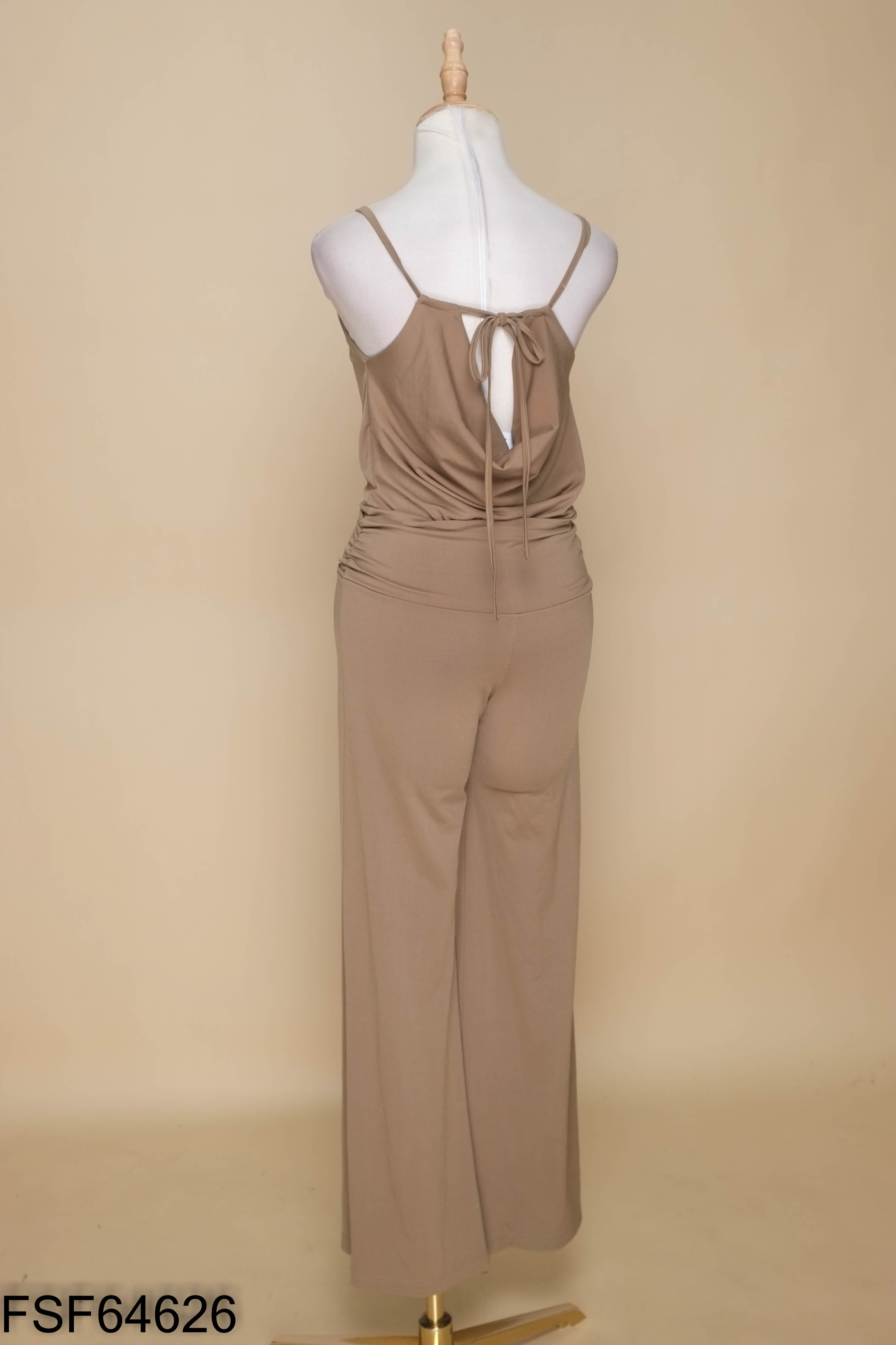 Jumpsuits quần nâu 2 dây