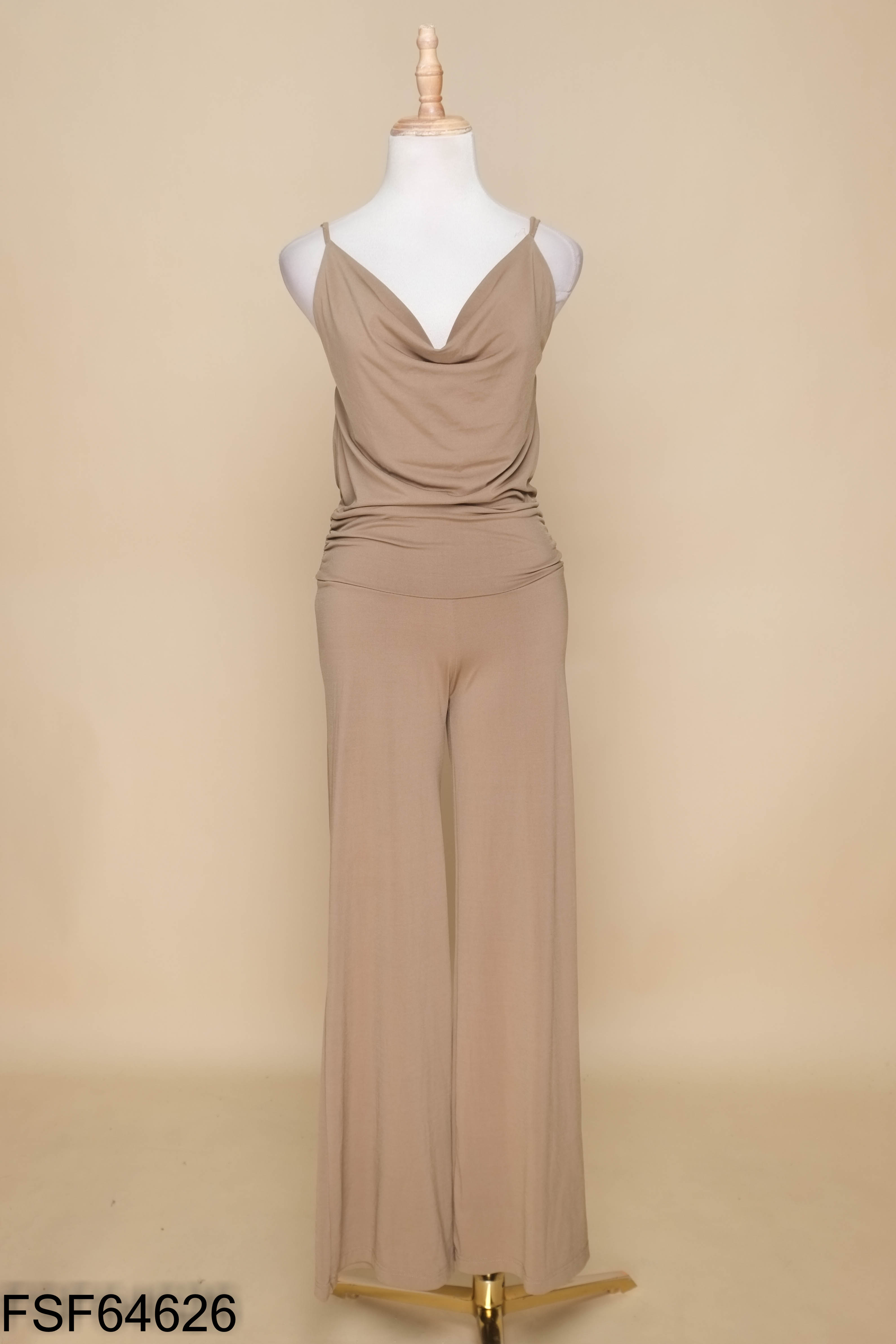 Jumpsuits quần nâu 2 dây