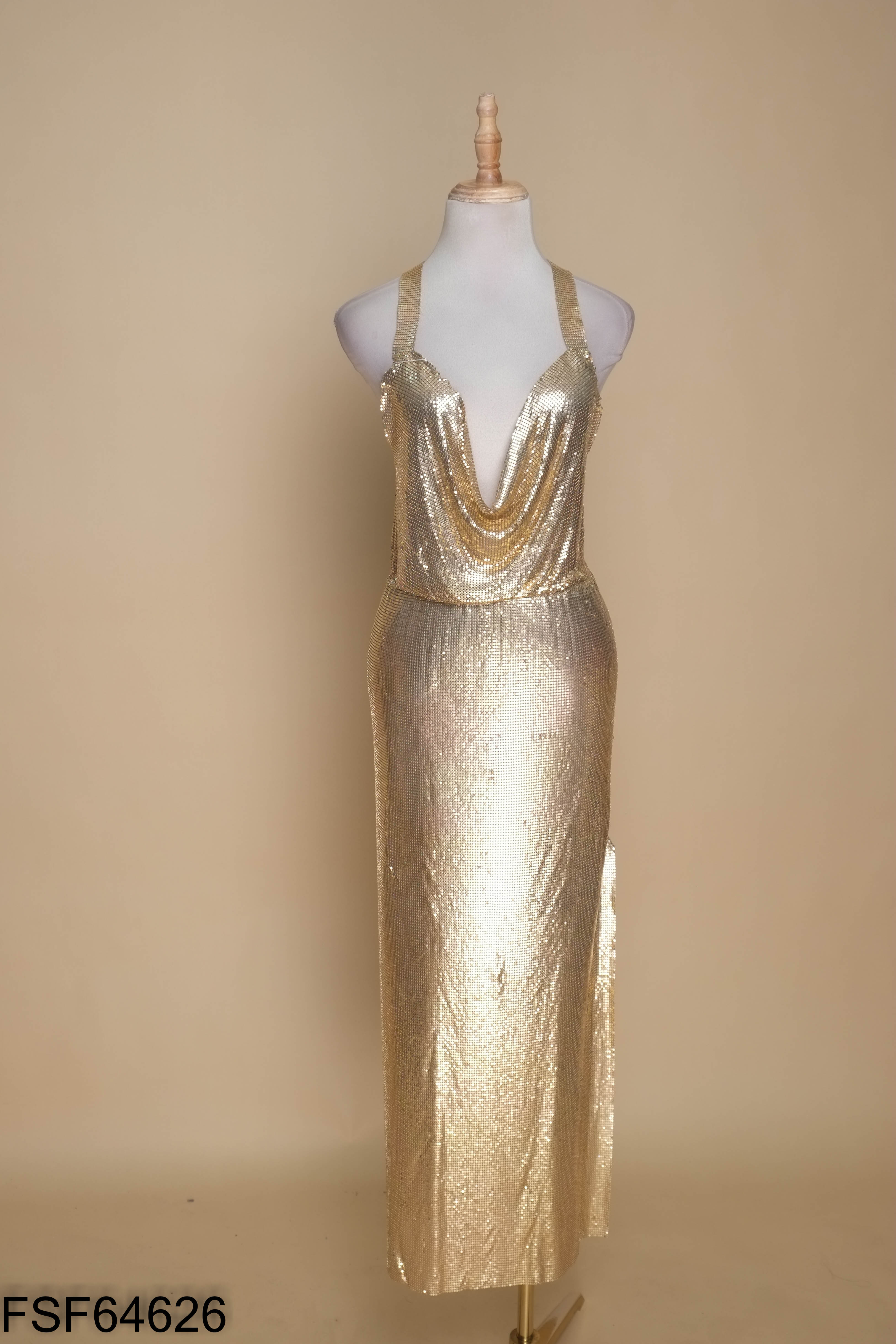 Váy vàng gold kim sa