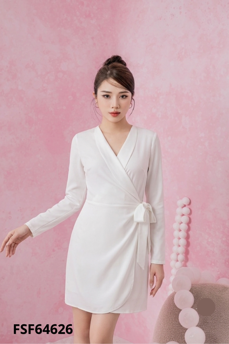 Váy LINH GOBI lụa trắng