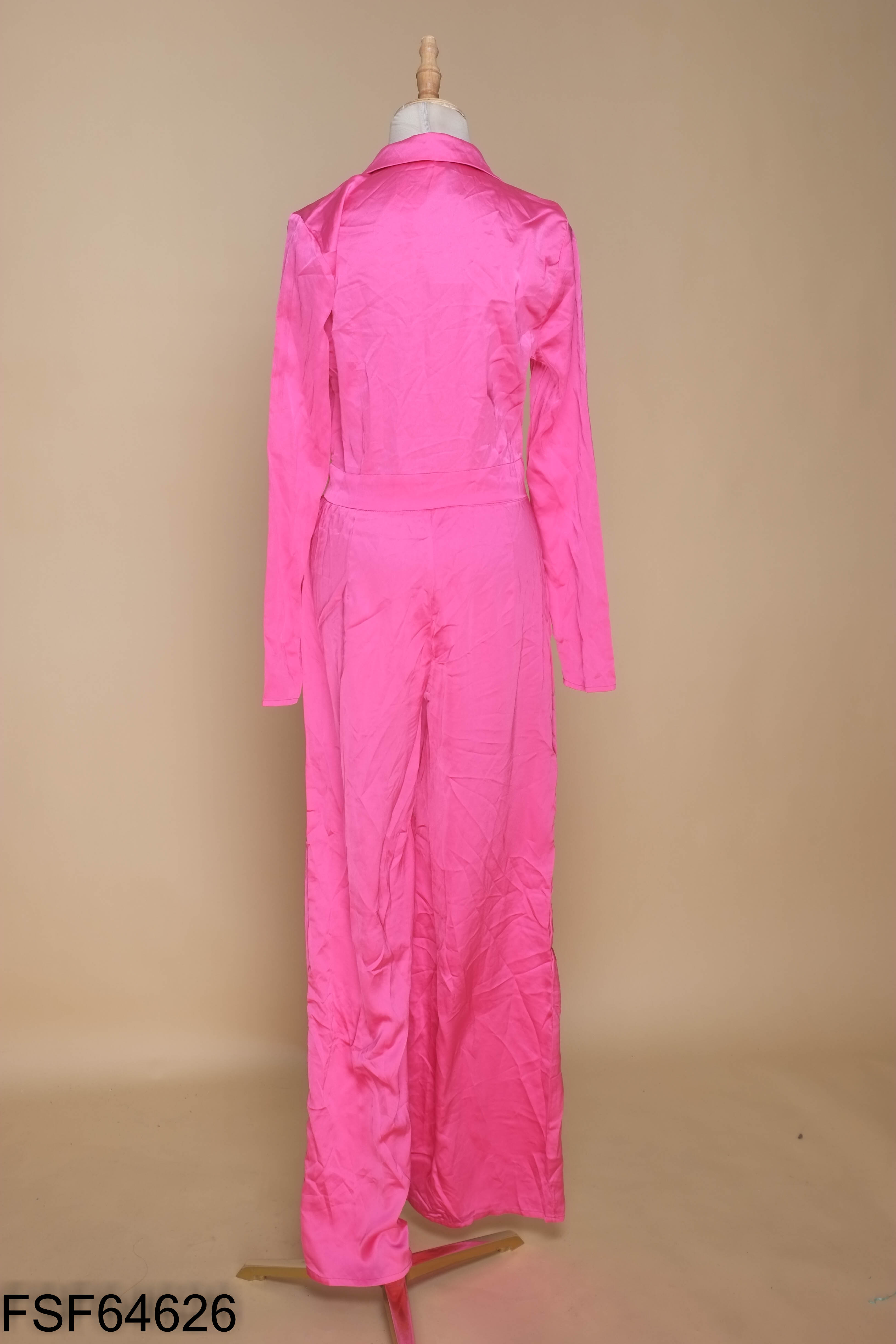 NEWTAG Jumpsuits BOOHOO hồng đậm quần dài