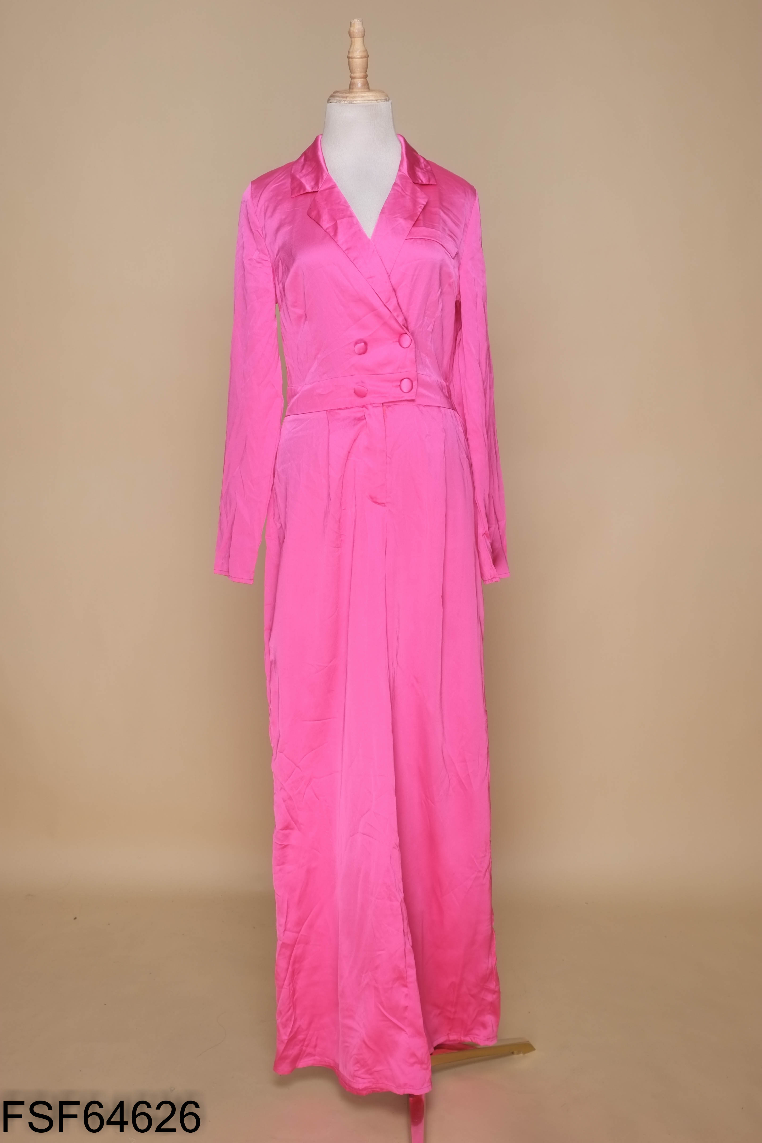 NEWTAG Jumpsuits BOOHOO hồng đậm quần dài