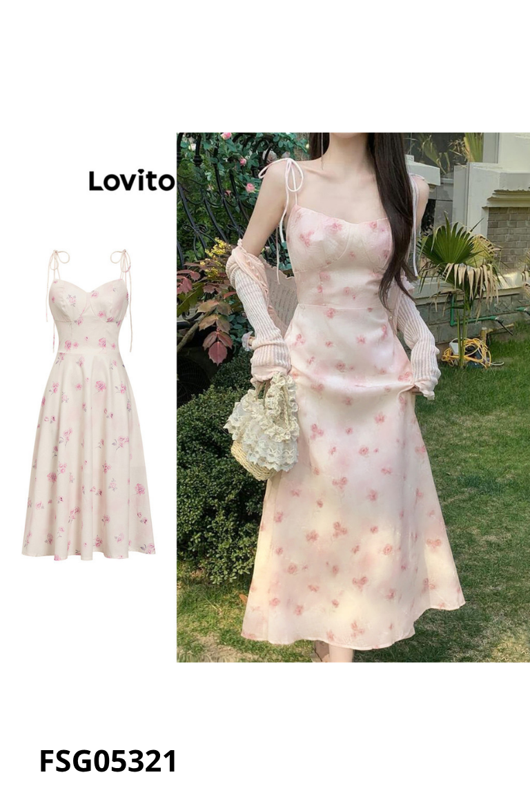 Váy be họa tiết hoa