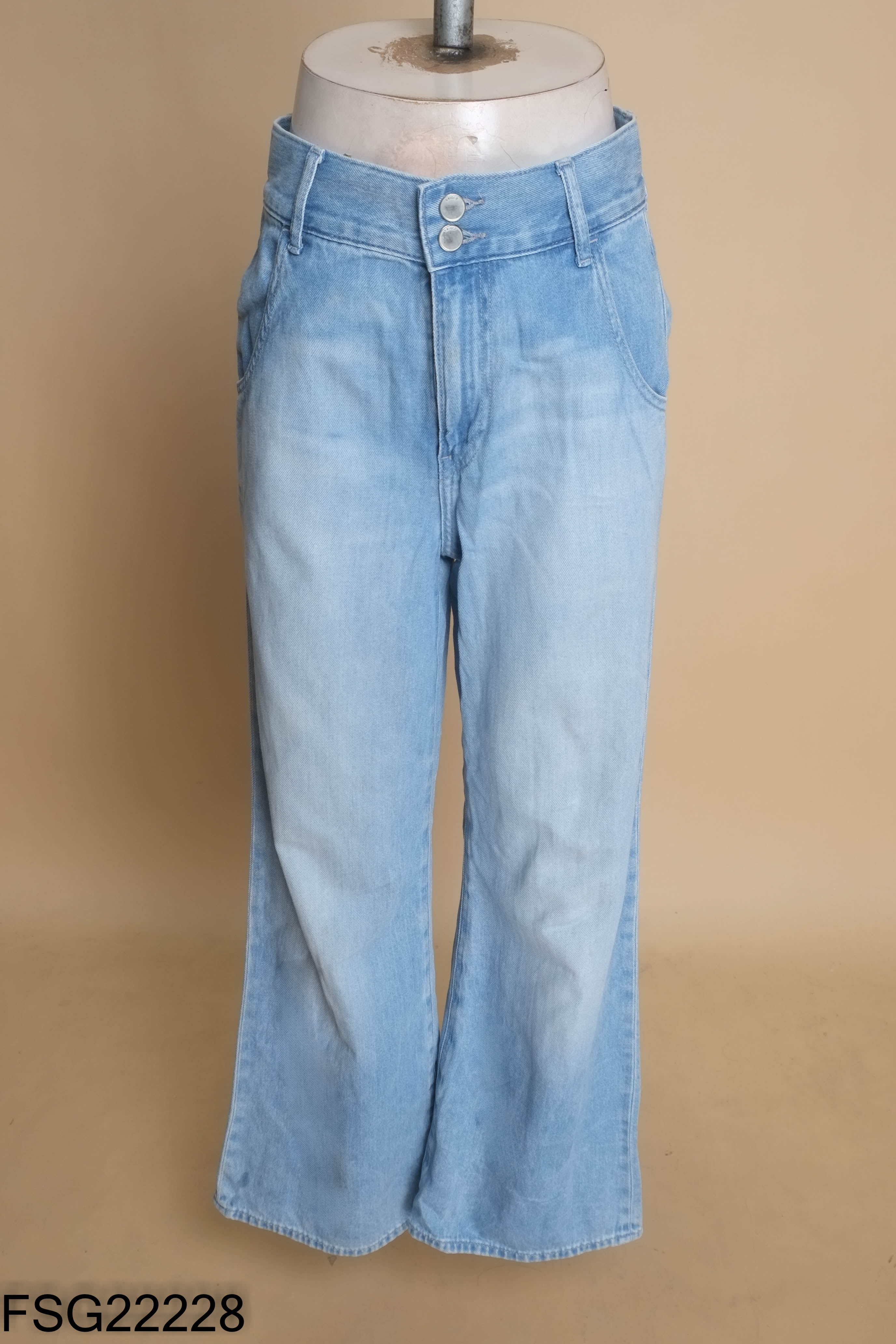 Quần UNIQLO culottes xanh