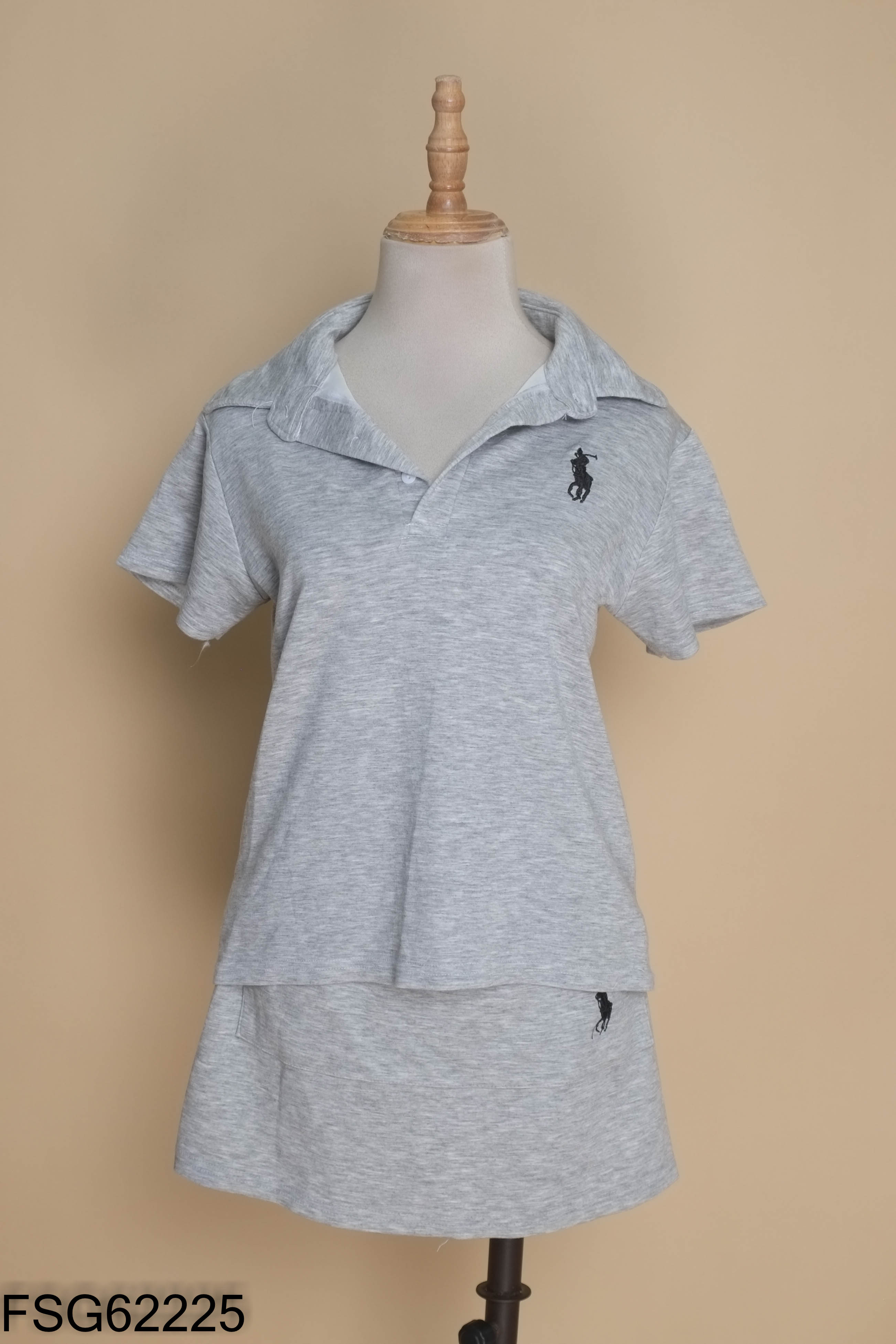 Set ghi thêu ngựa+váy