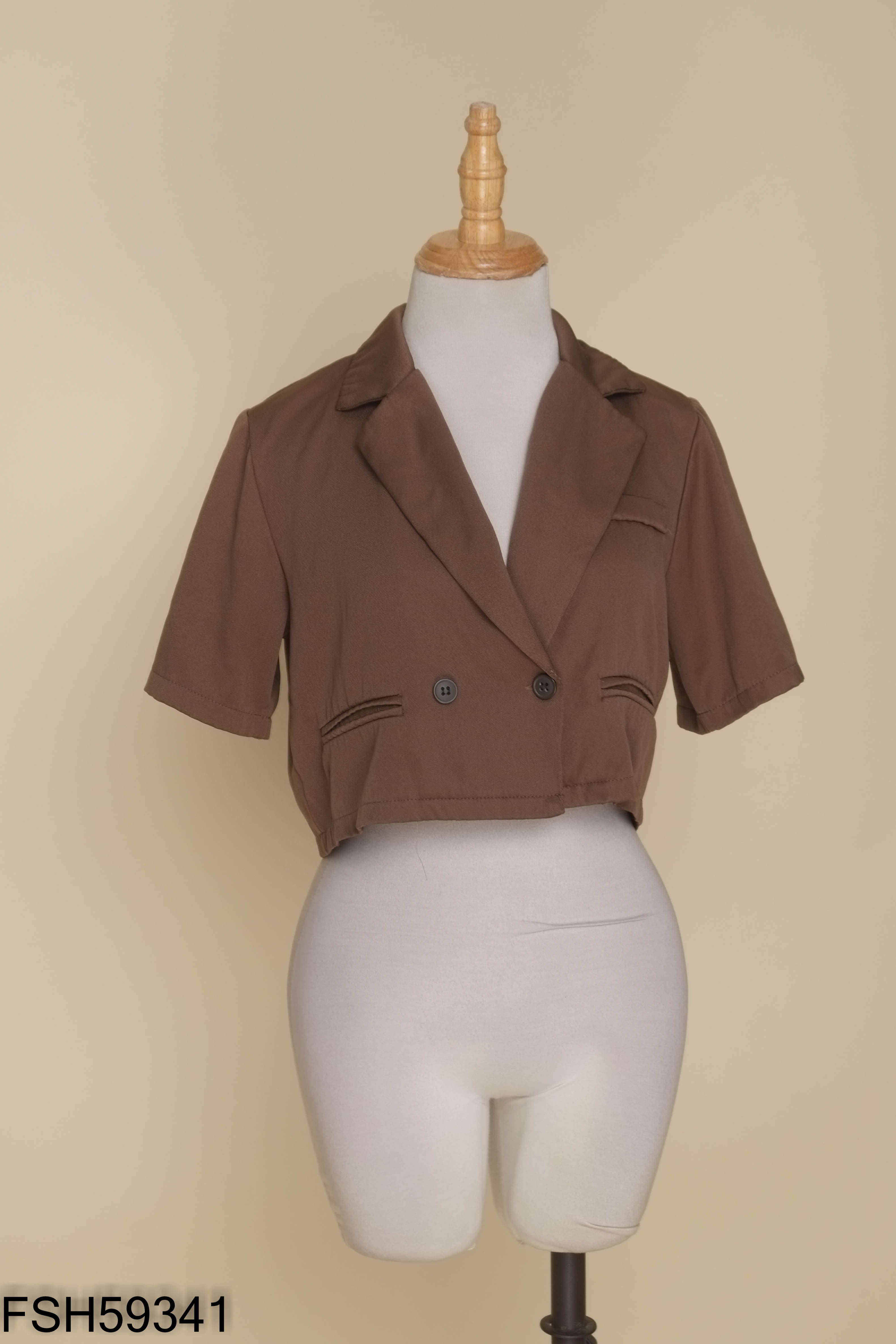Áo blazer nâu D.N.S
