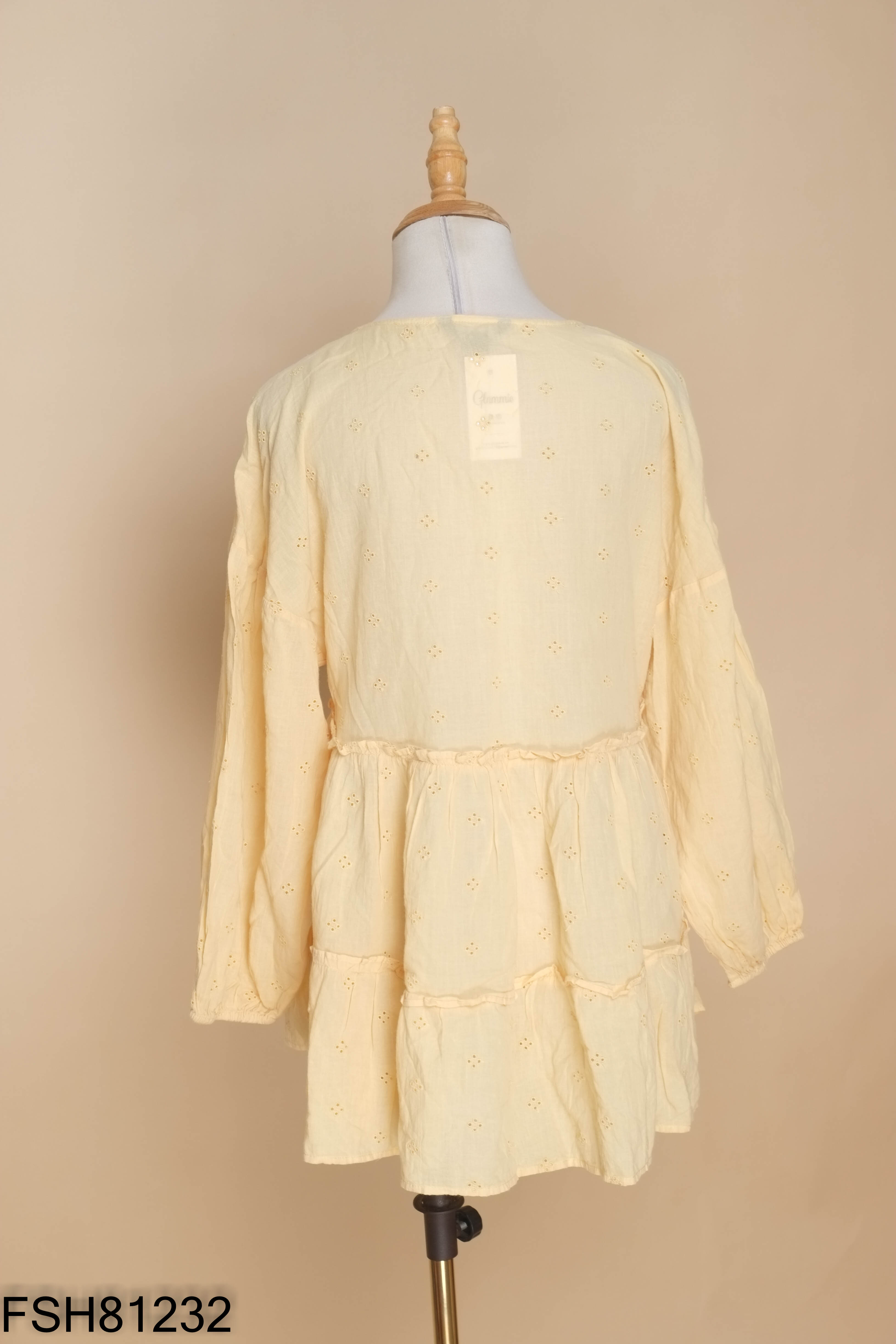 Áo babydoll vàng
