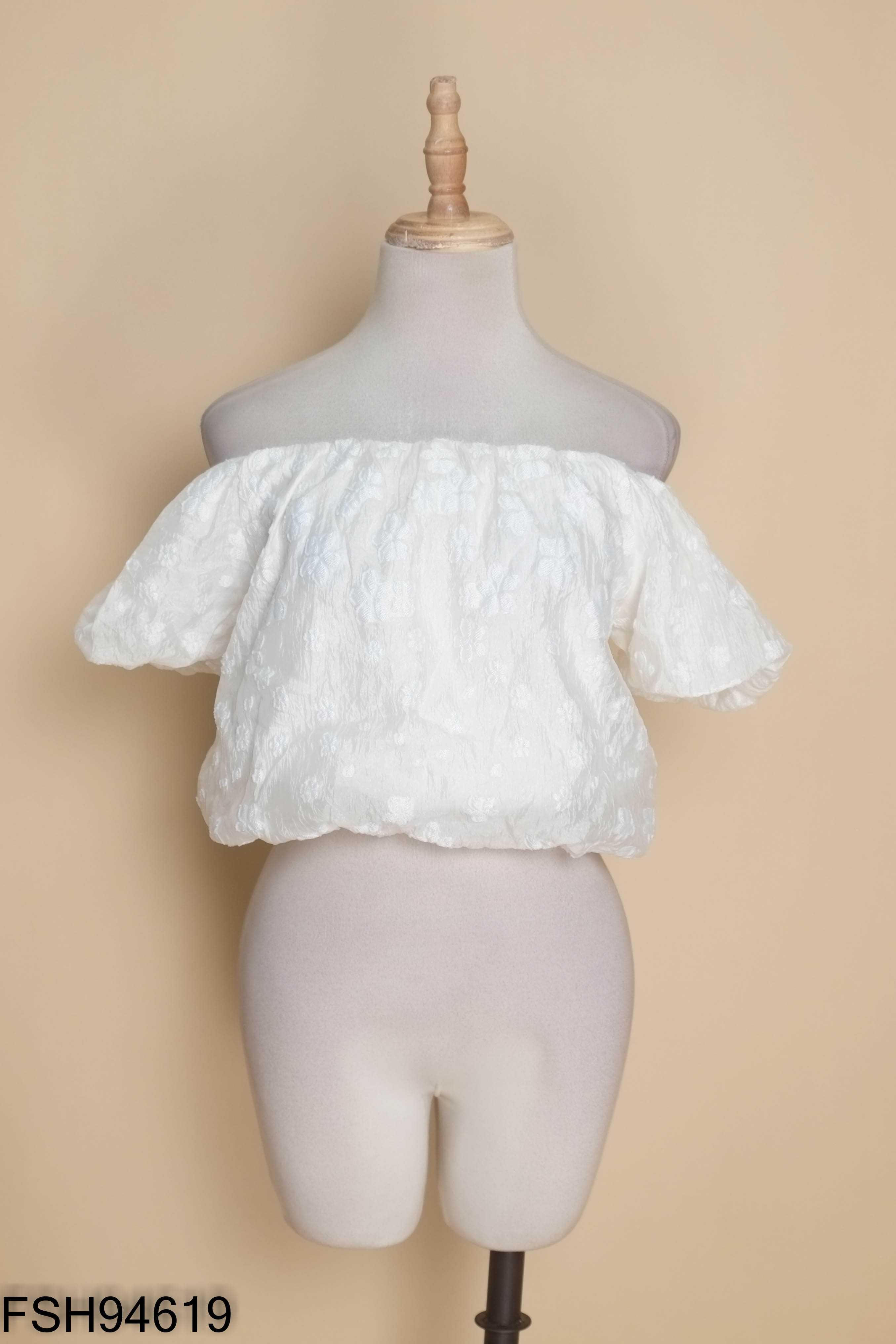 Áo babydoll be cổ chun