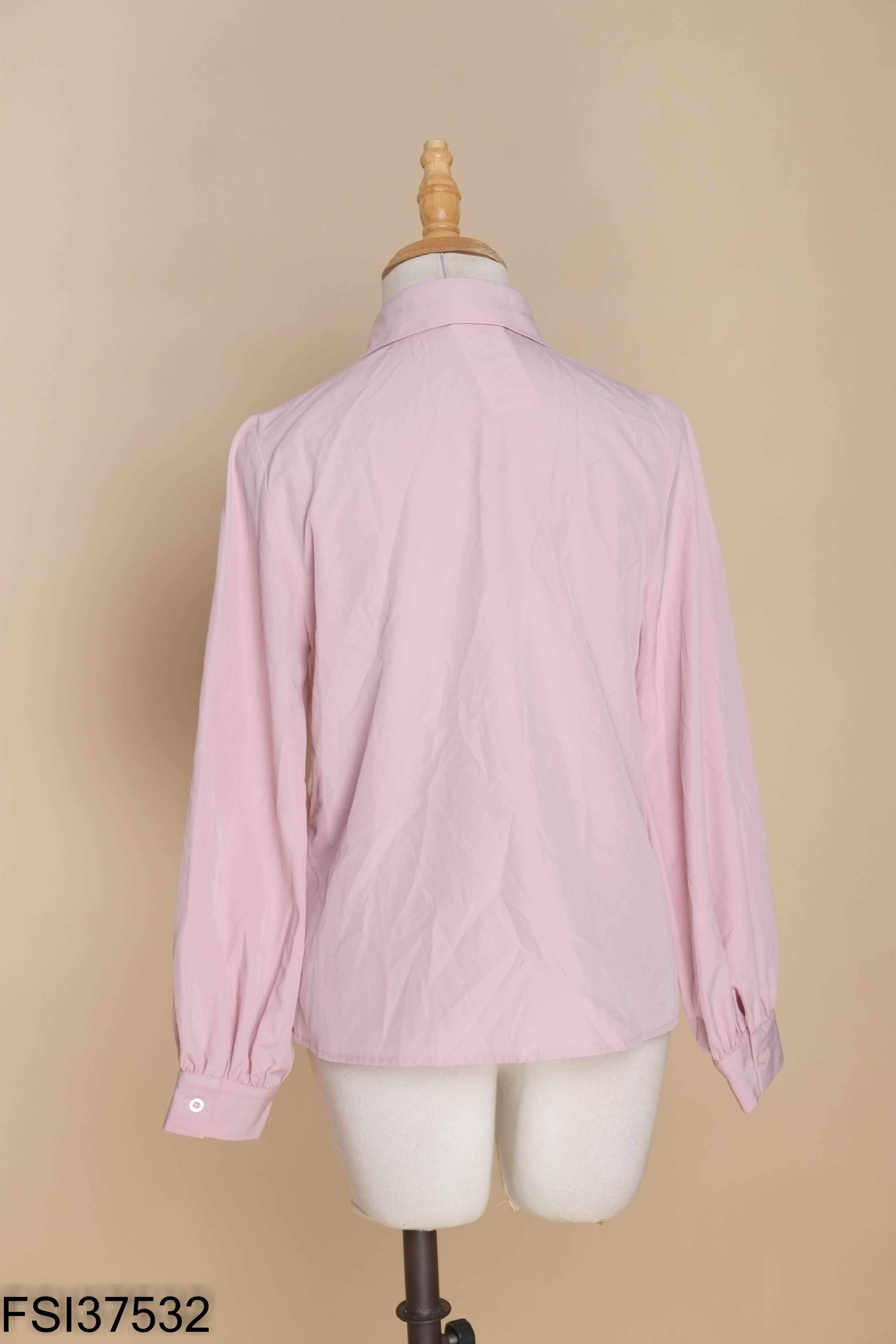 Áo sơ mi tím UK Fashion dài tay trơn