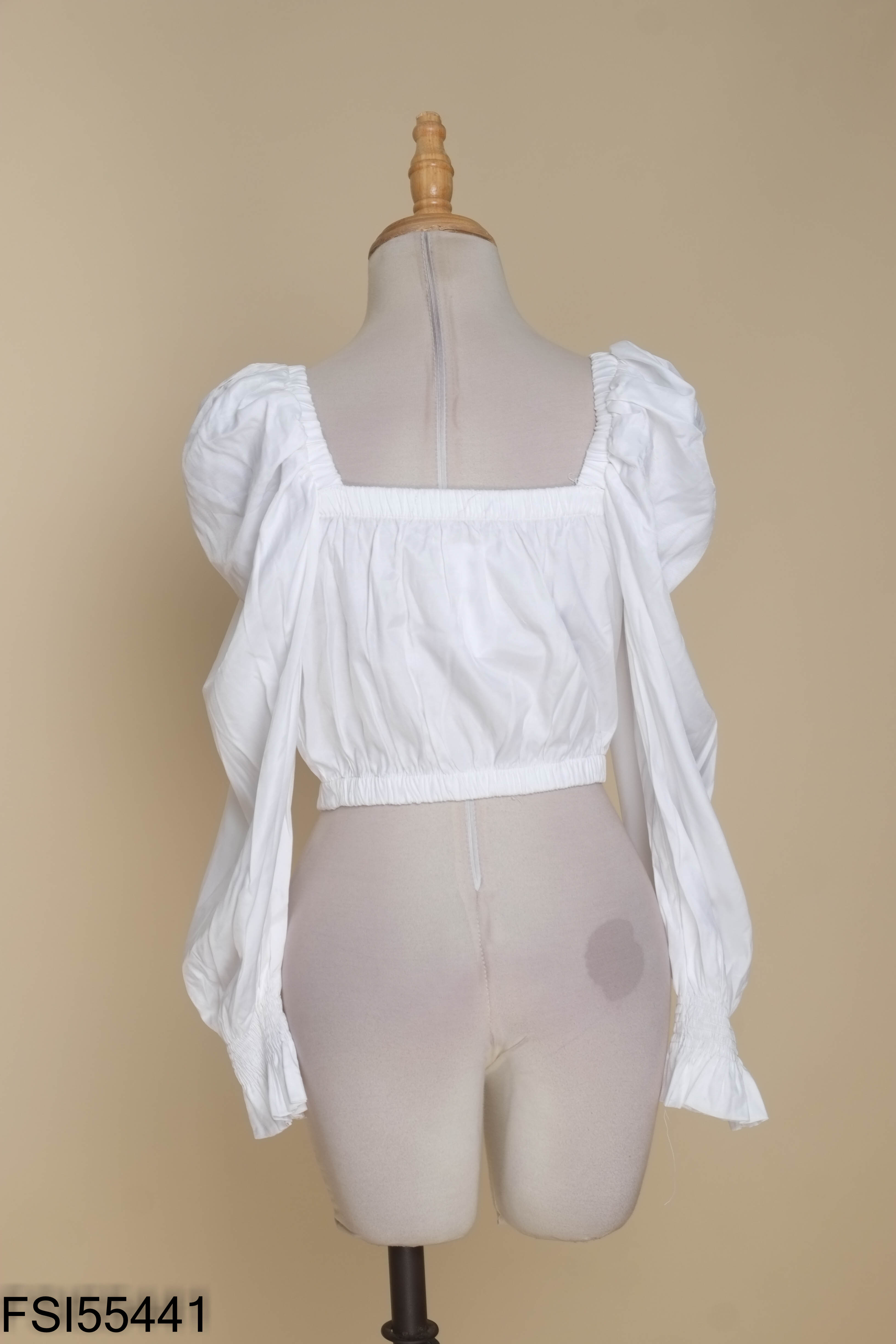 Áo croptop tay bồng