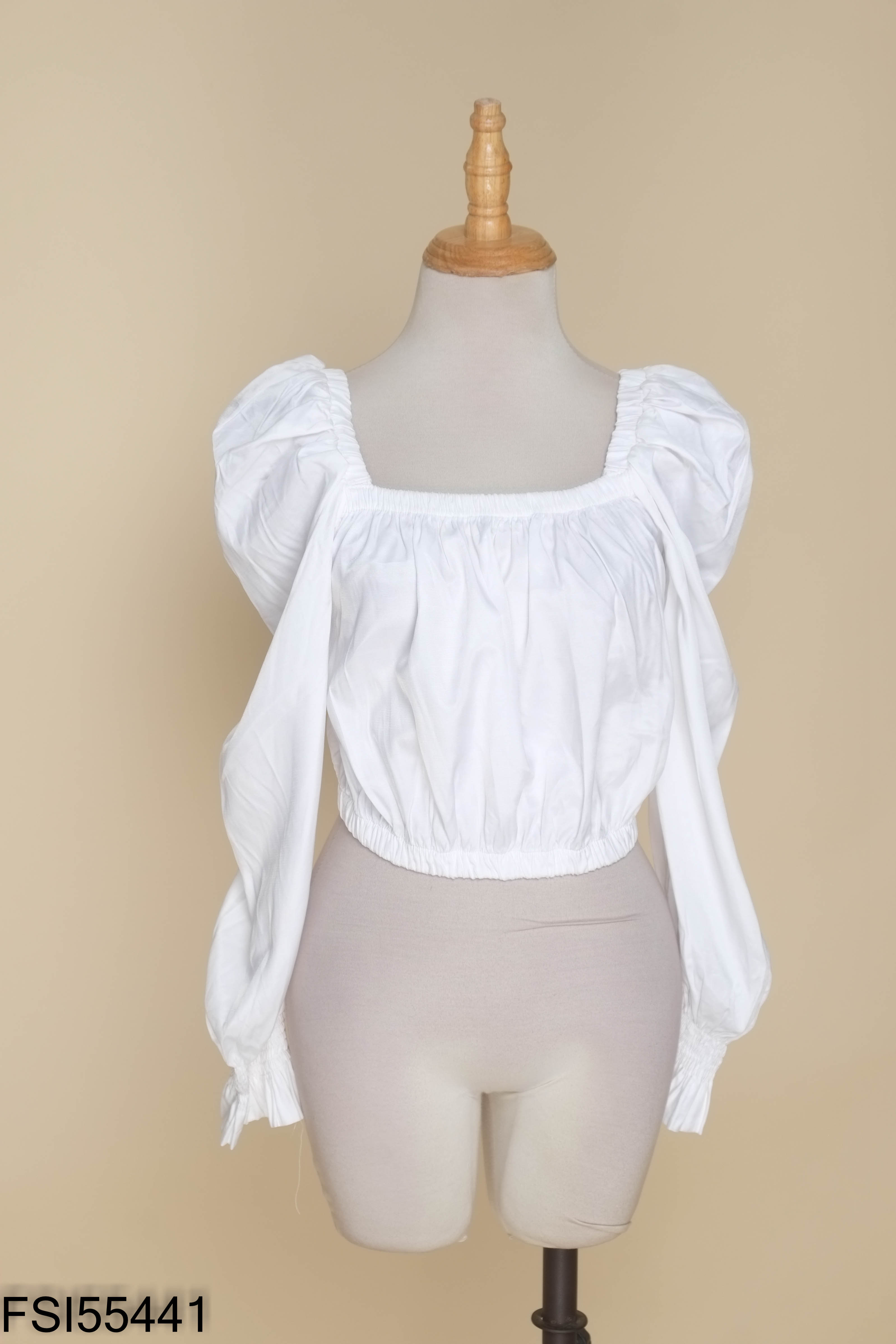Áo croptop tay bồng
