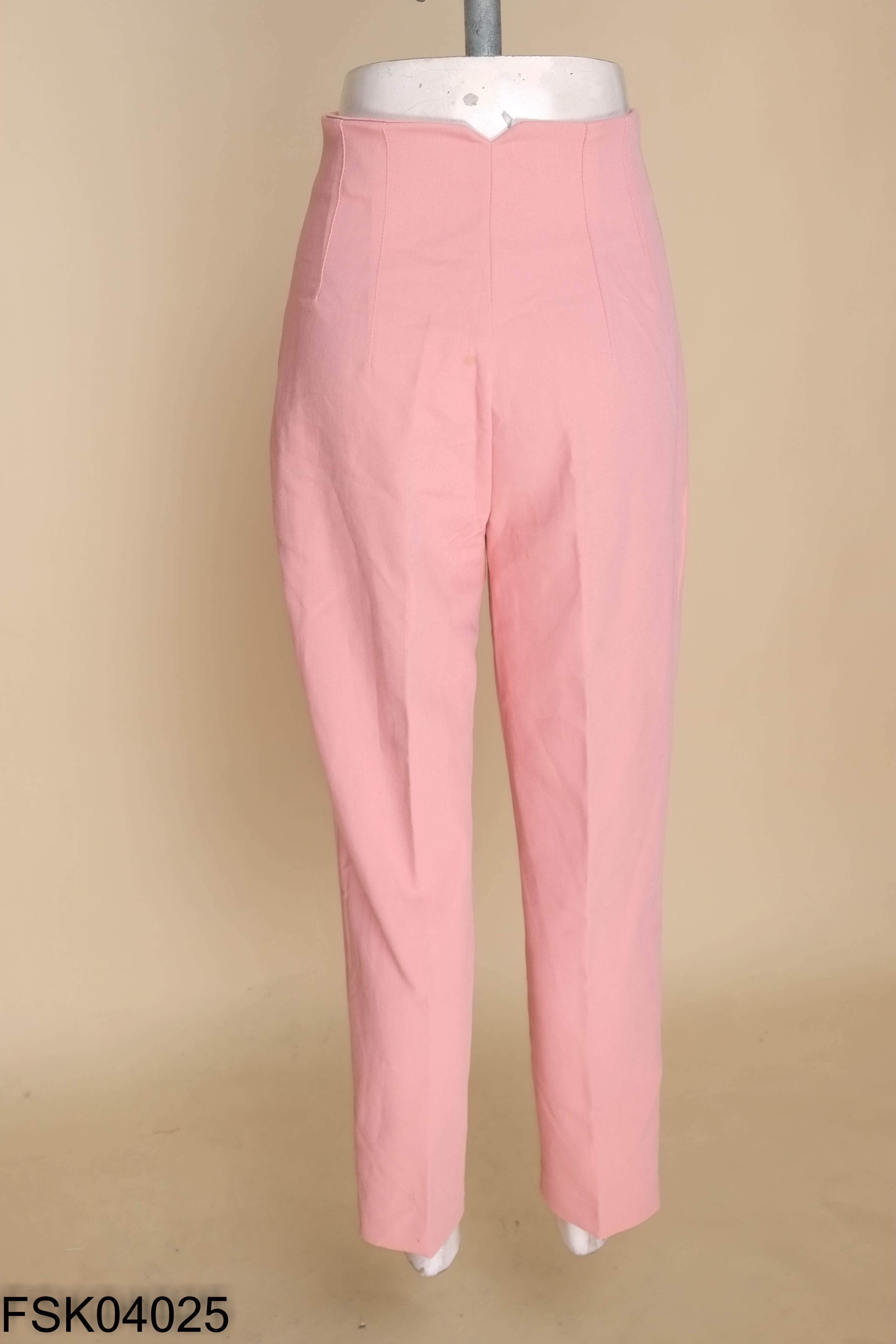Quần ZARA vải hồng