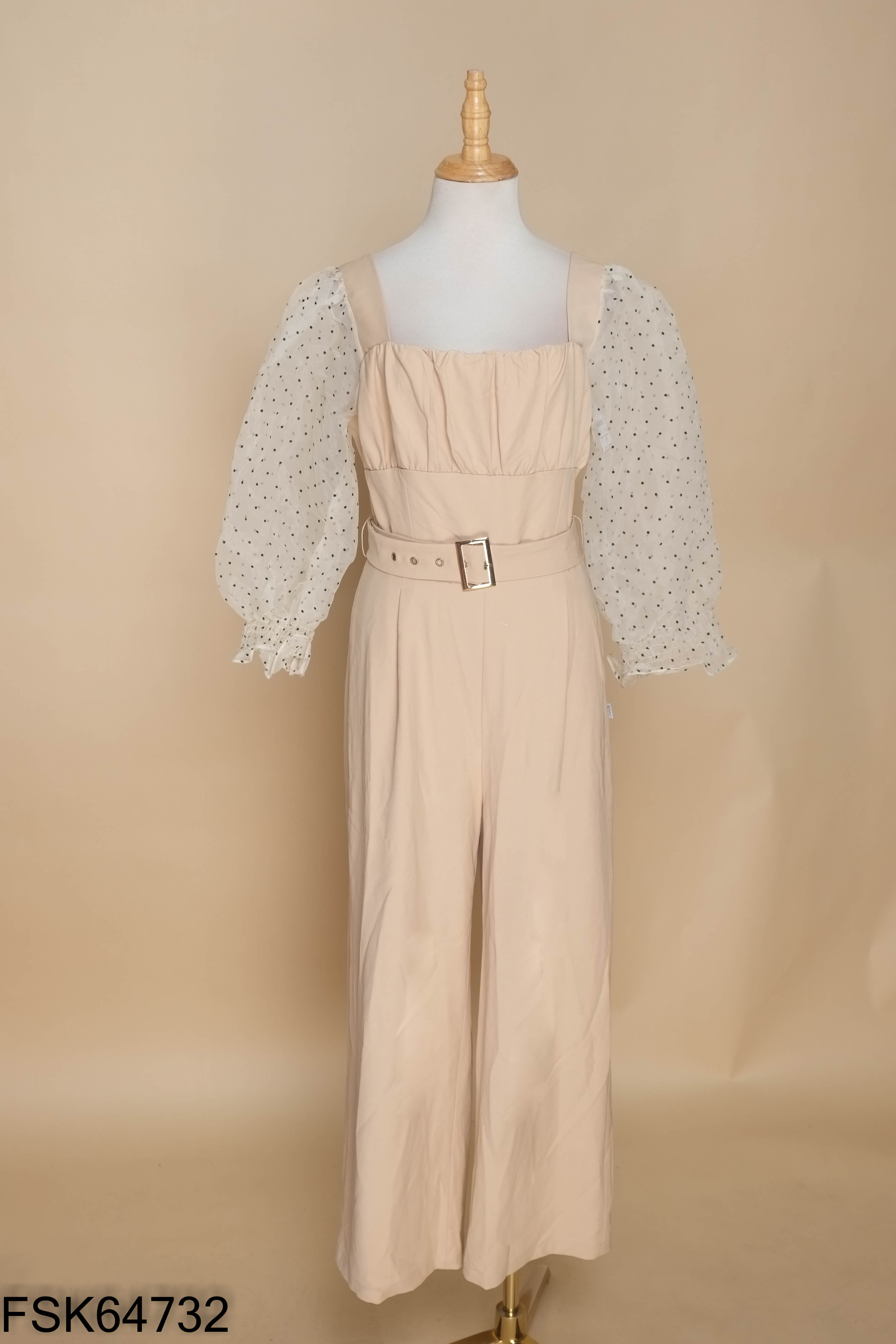 Jumpsuit CCHAT be phối tay voan