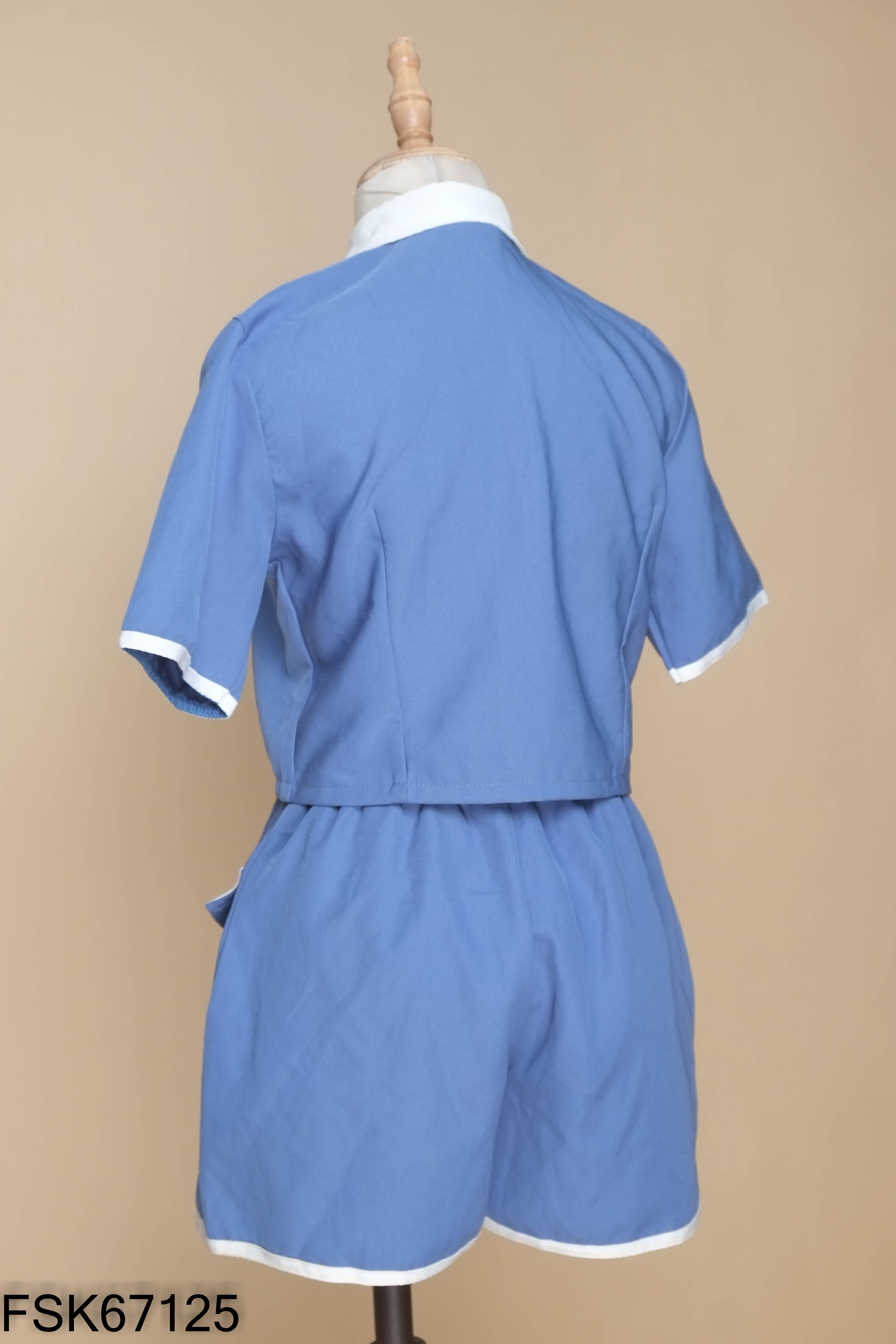 SET Áo xanh viền trắng + quần shorts