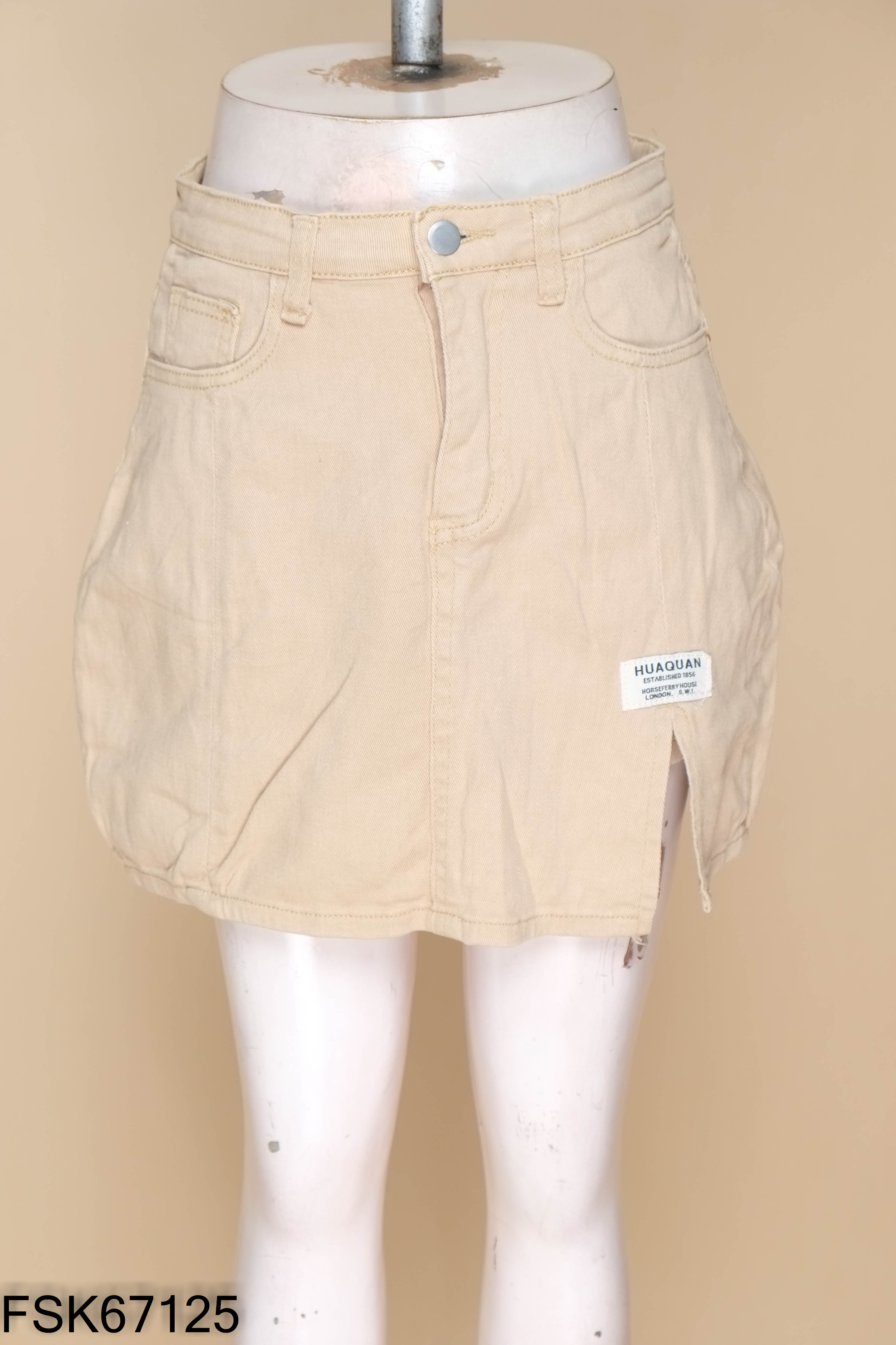 Chân váy jeans be