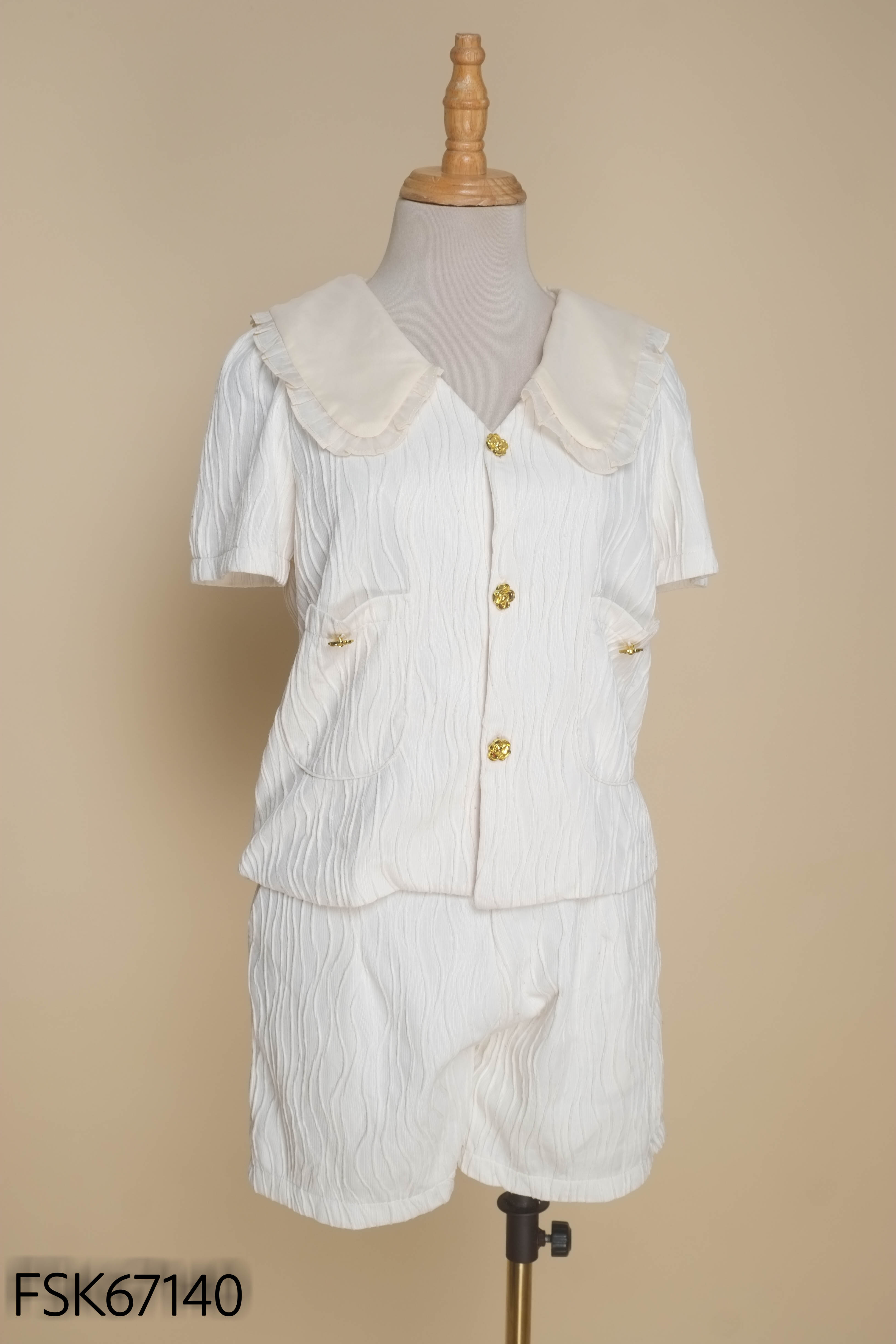 Set be NT CLOSET cúc đồng+quần
