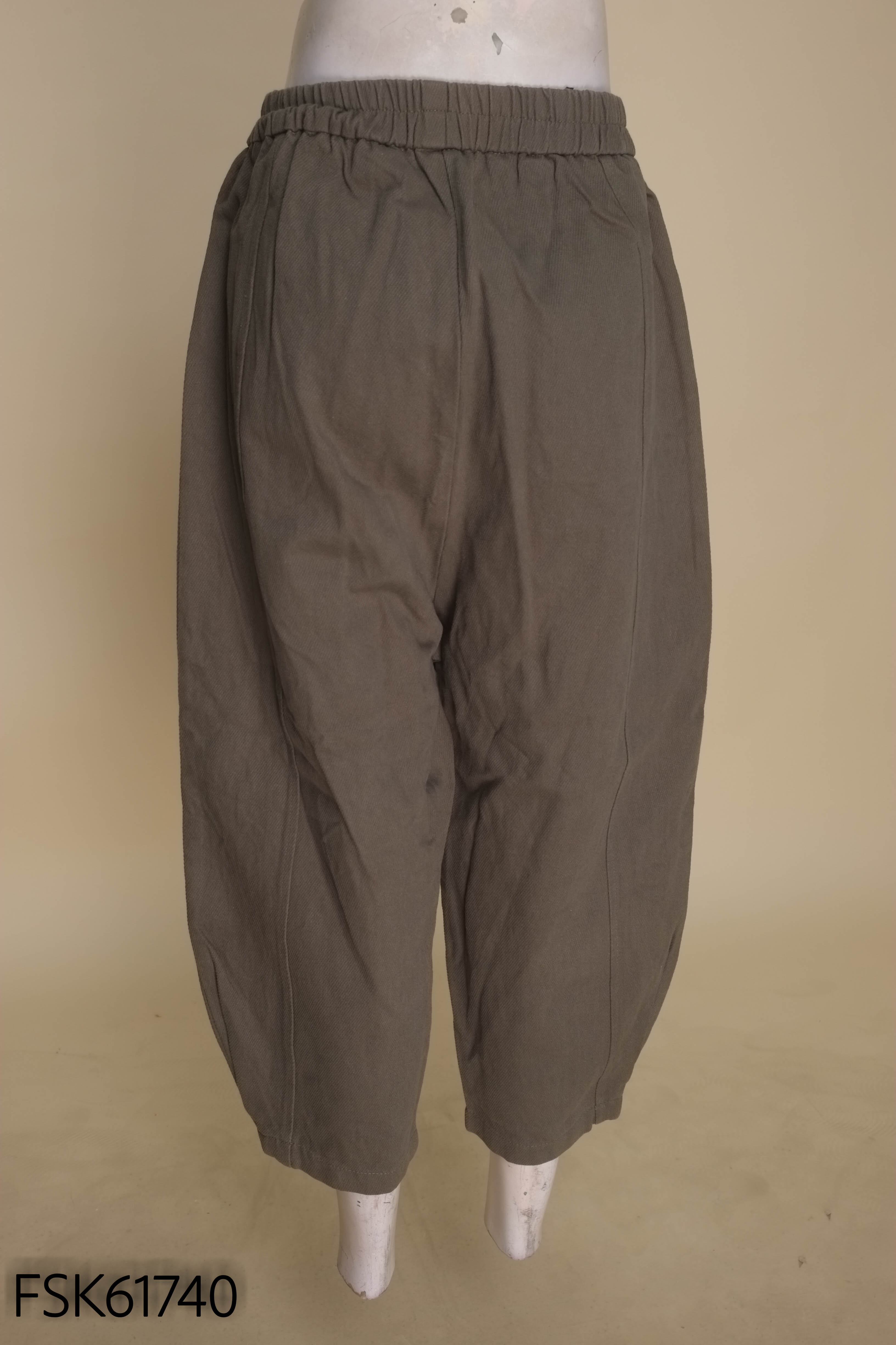 Quần kaki xanh cạp chun