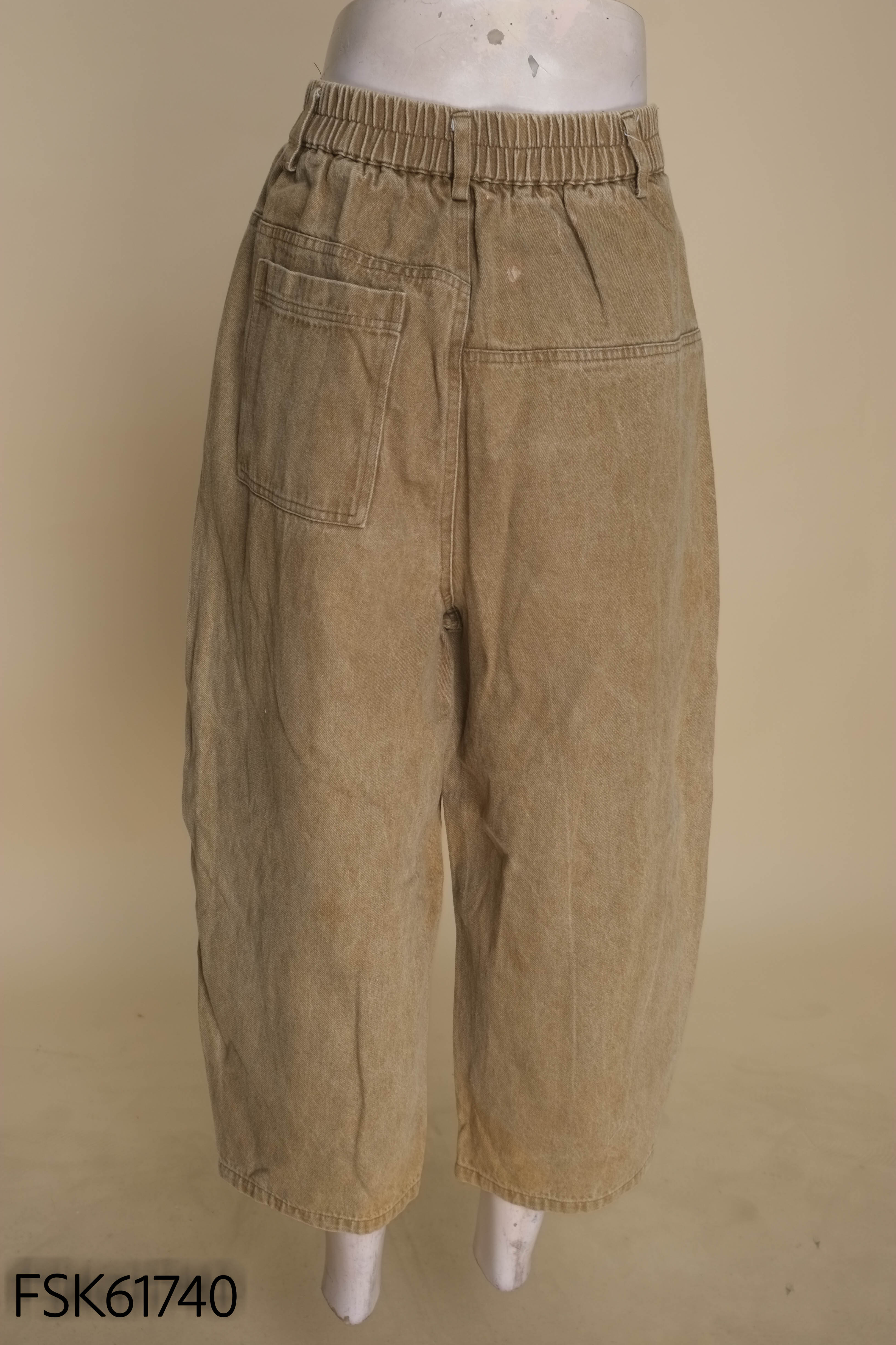 Quần jeans nâu suông N.GE