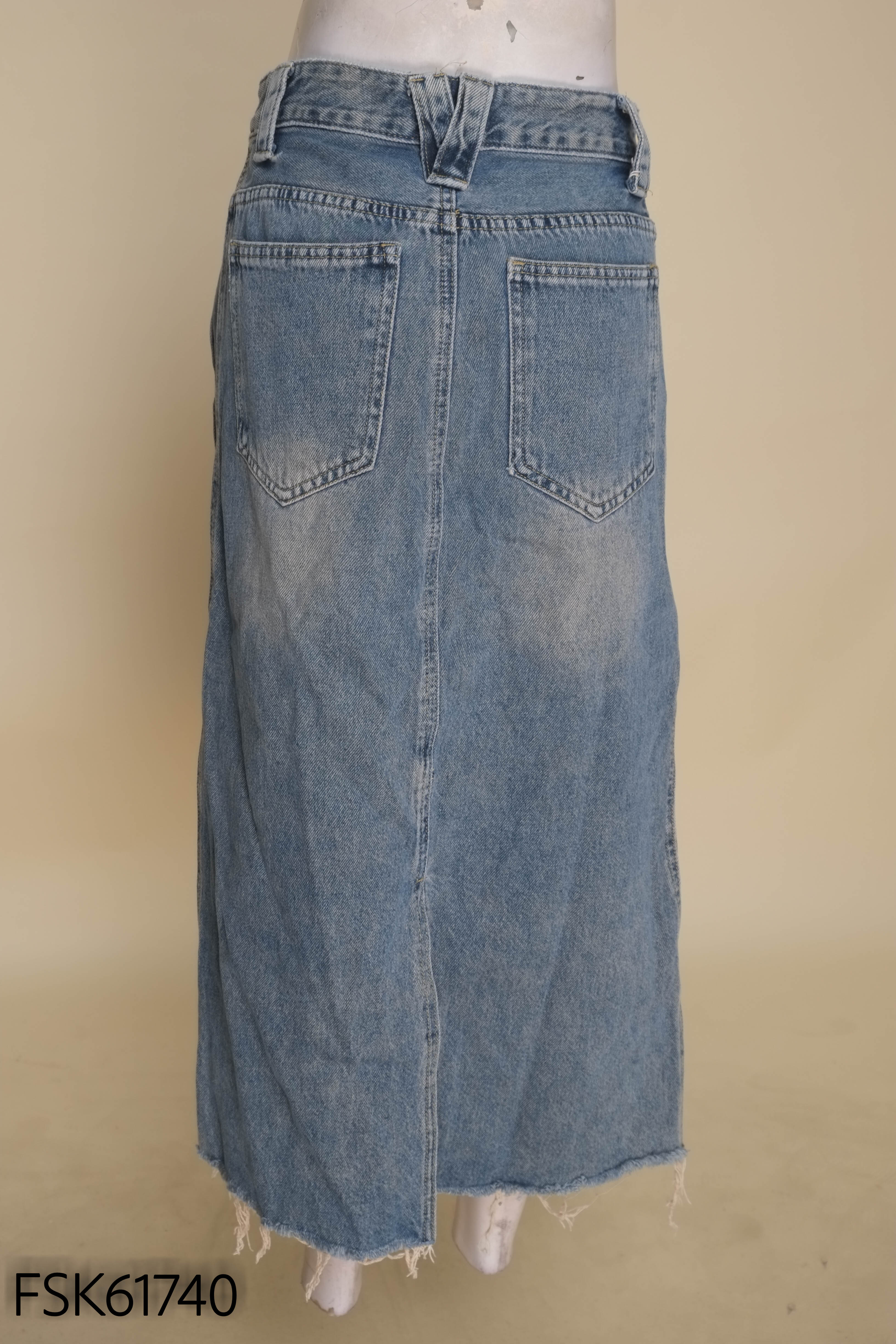 Chân váy jeans xanh