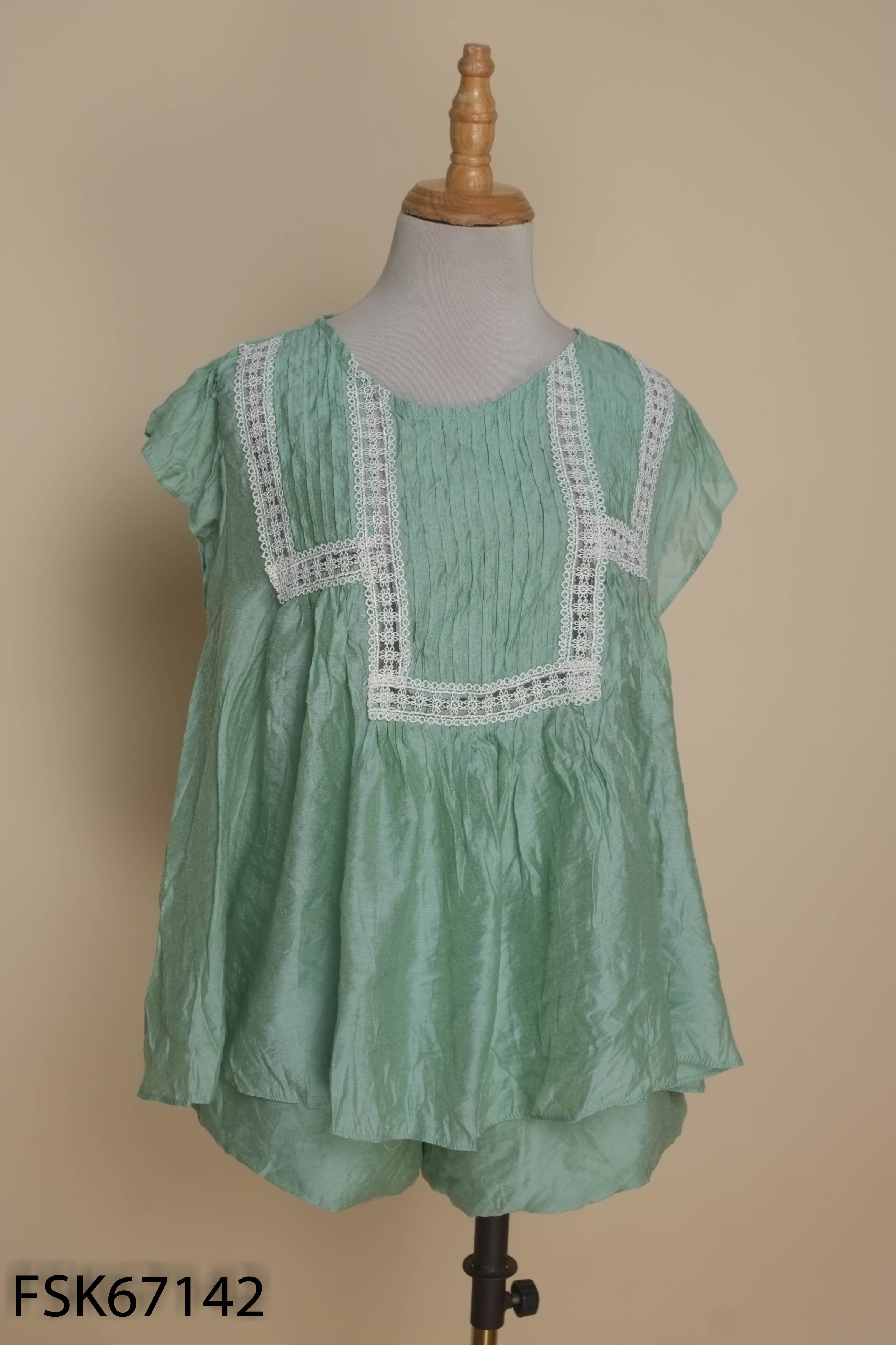 Set áo + quần short xanh min