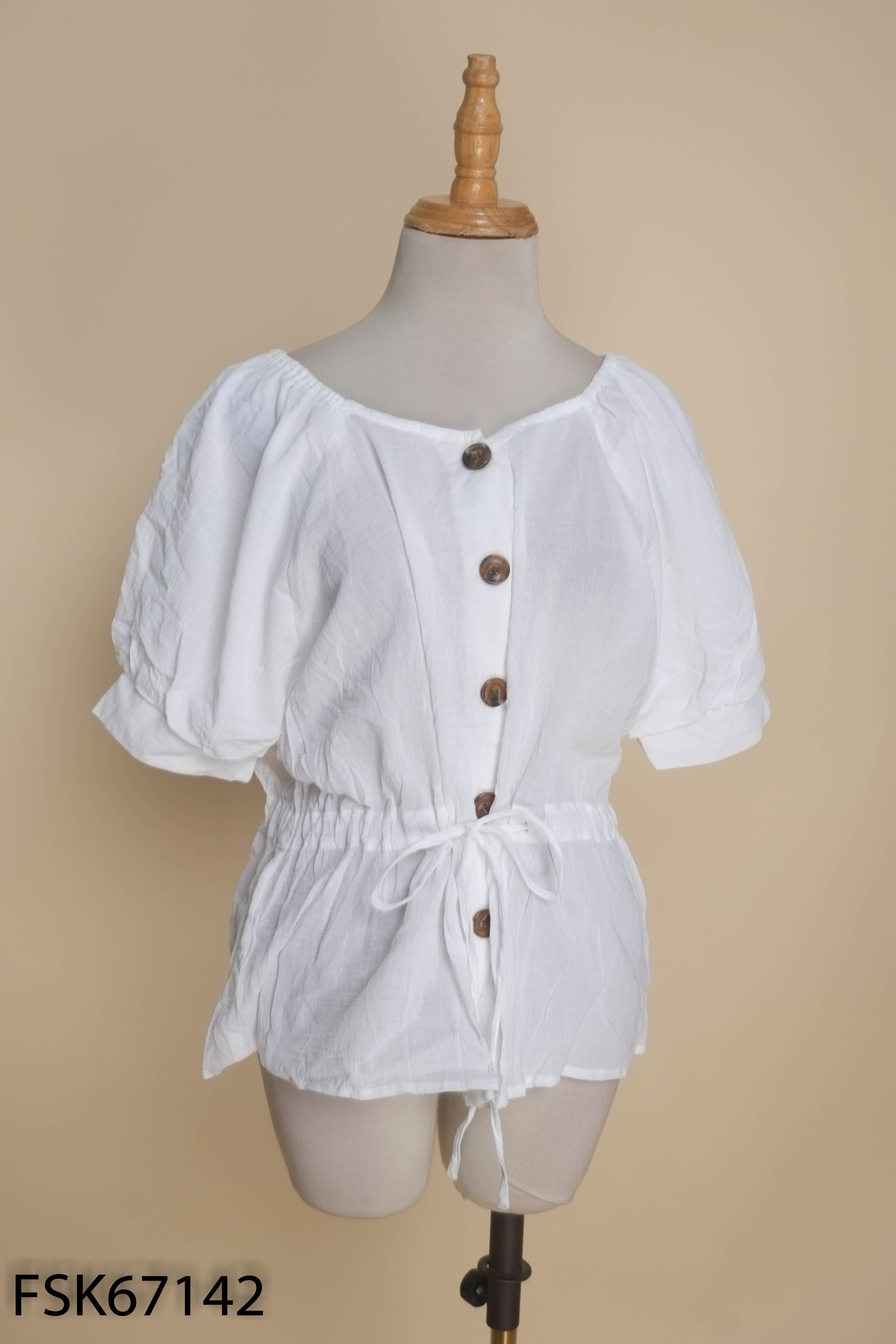 Áo linen trắng OFALO
