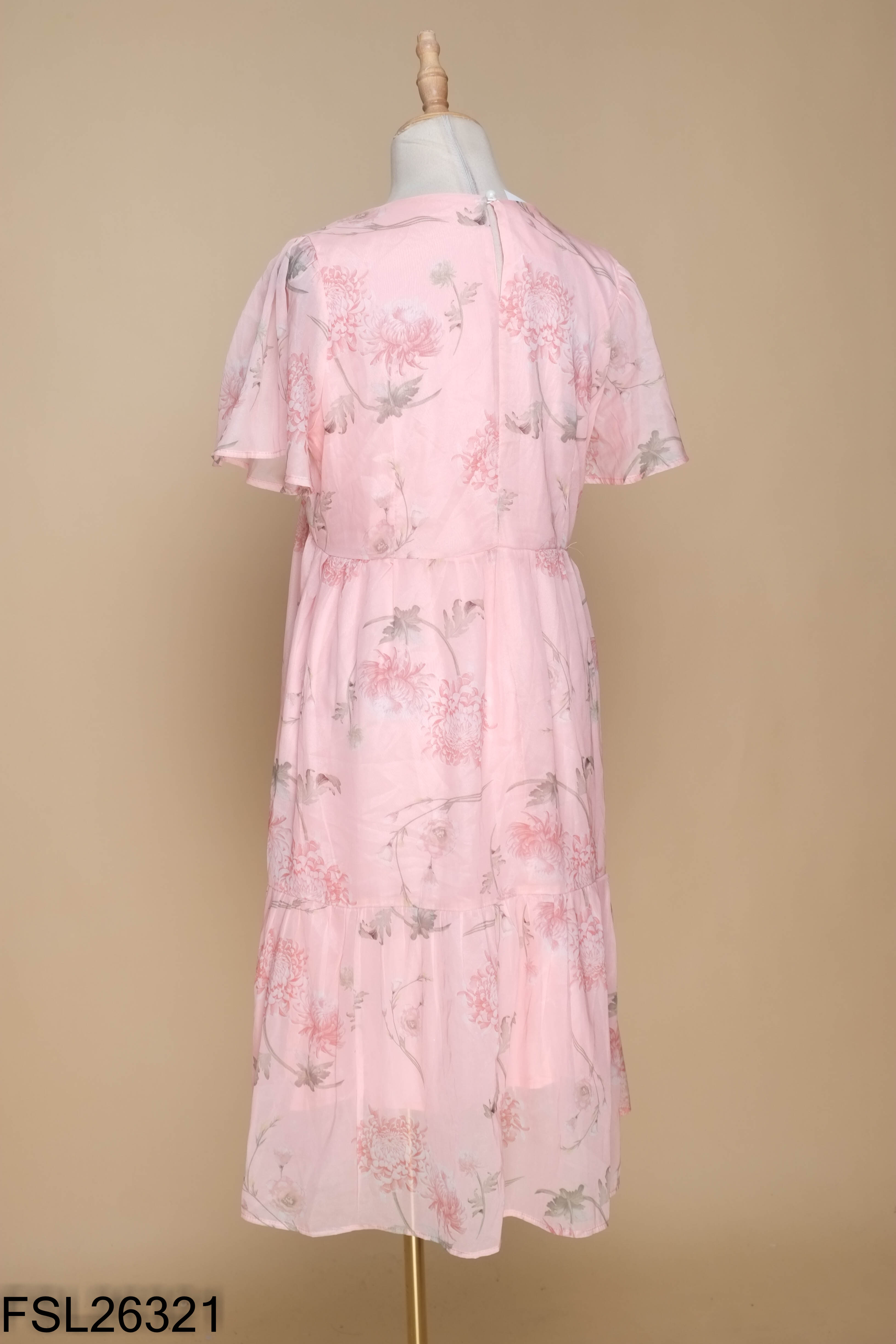 Váy LACHIC voan hồng