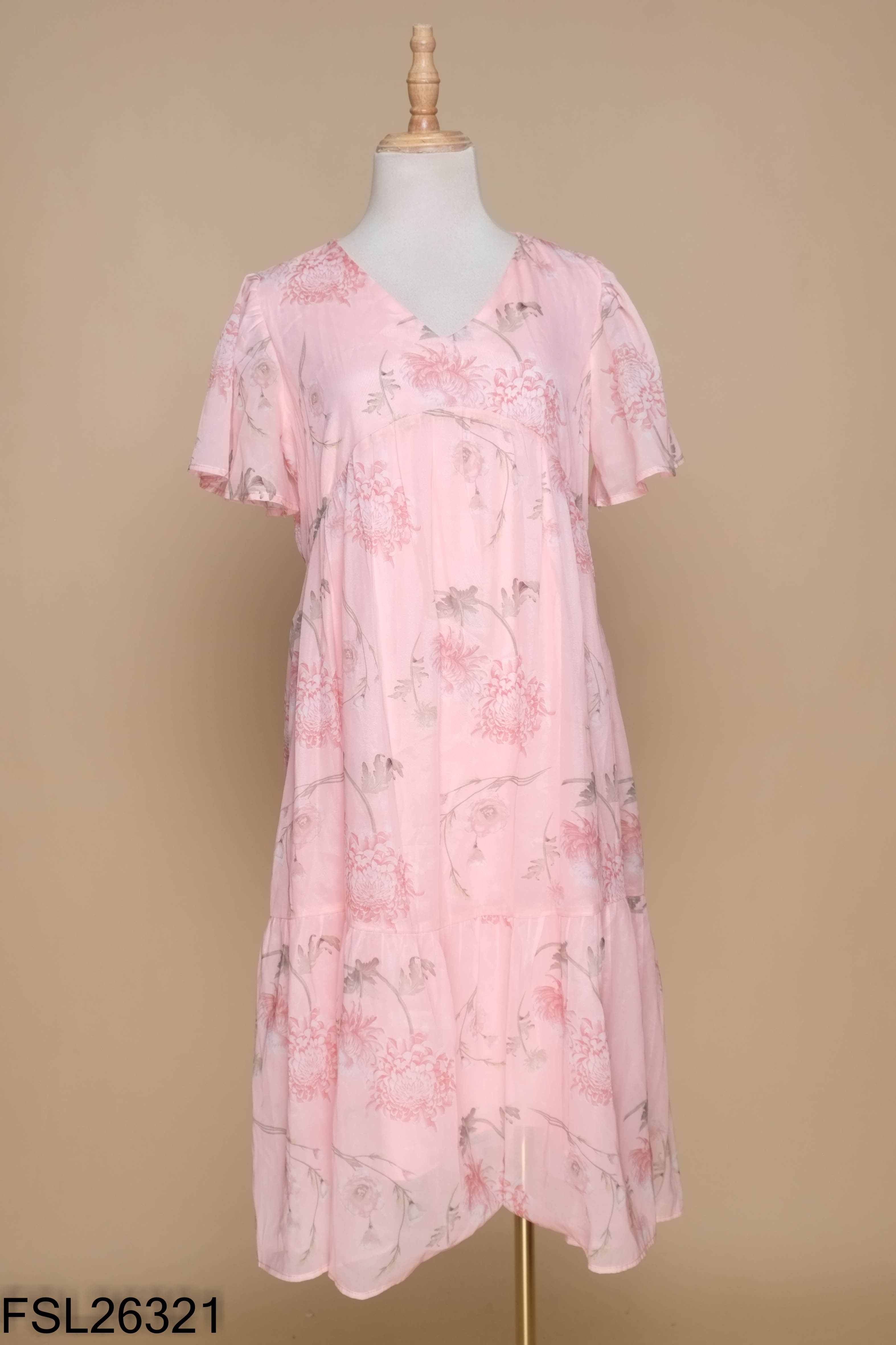 Váy LACHIC voan hồng