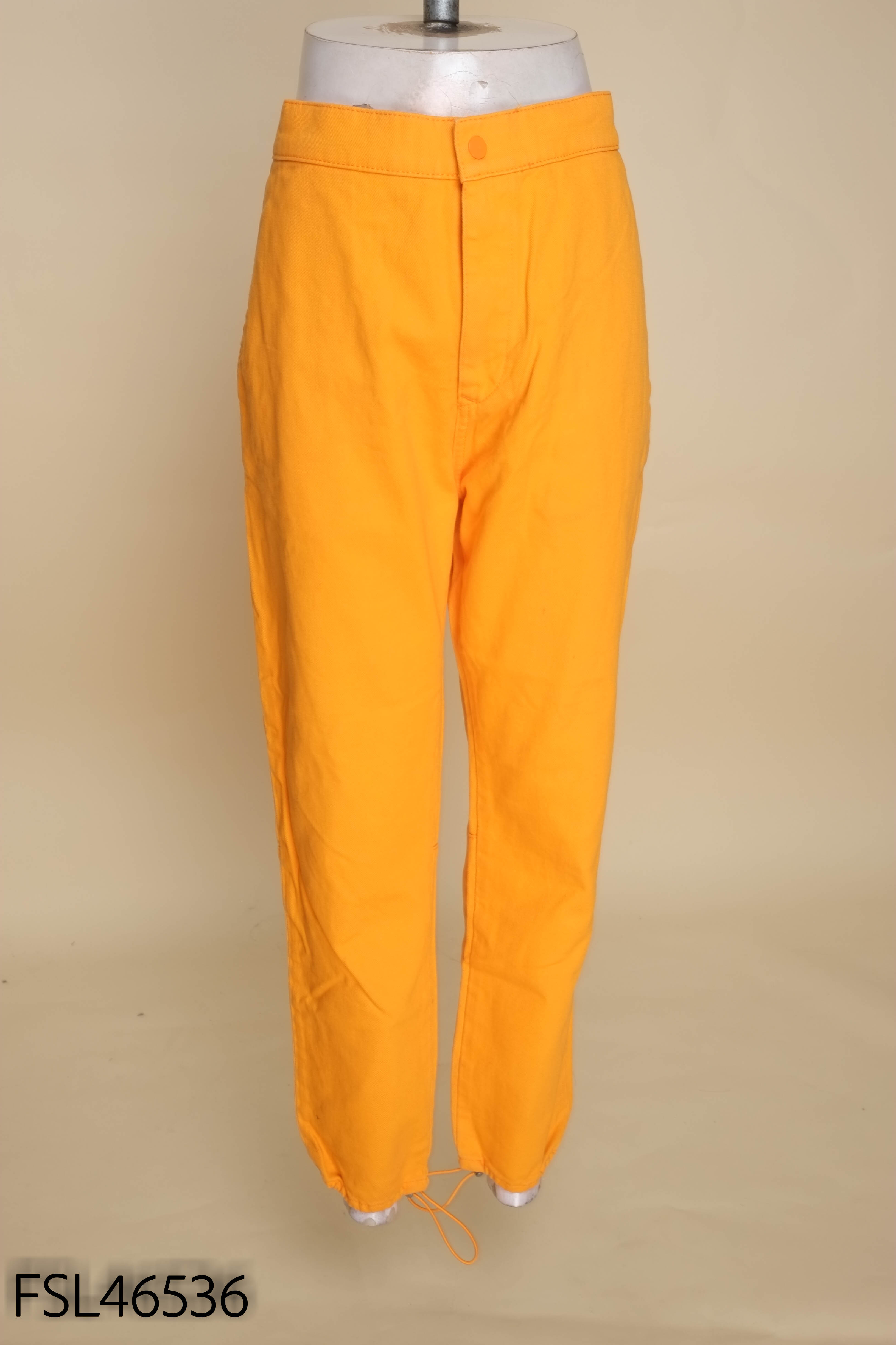 Quần ZARA cam baggy