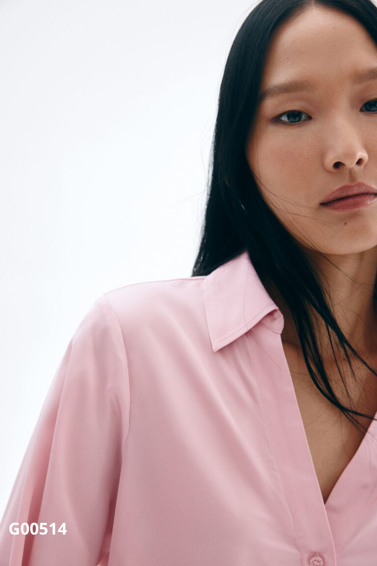 Áo sưo mi hồng H&M