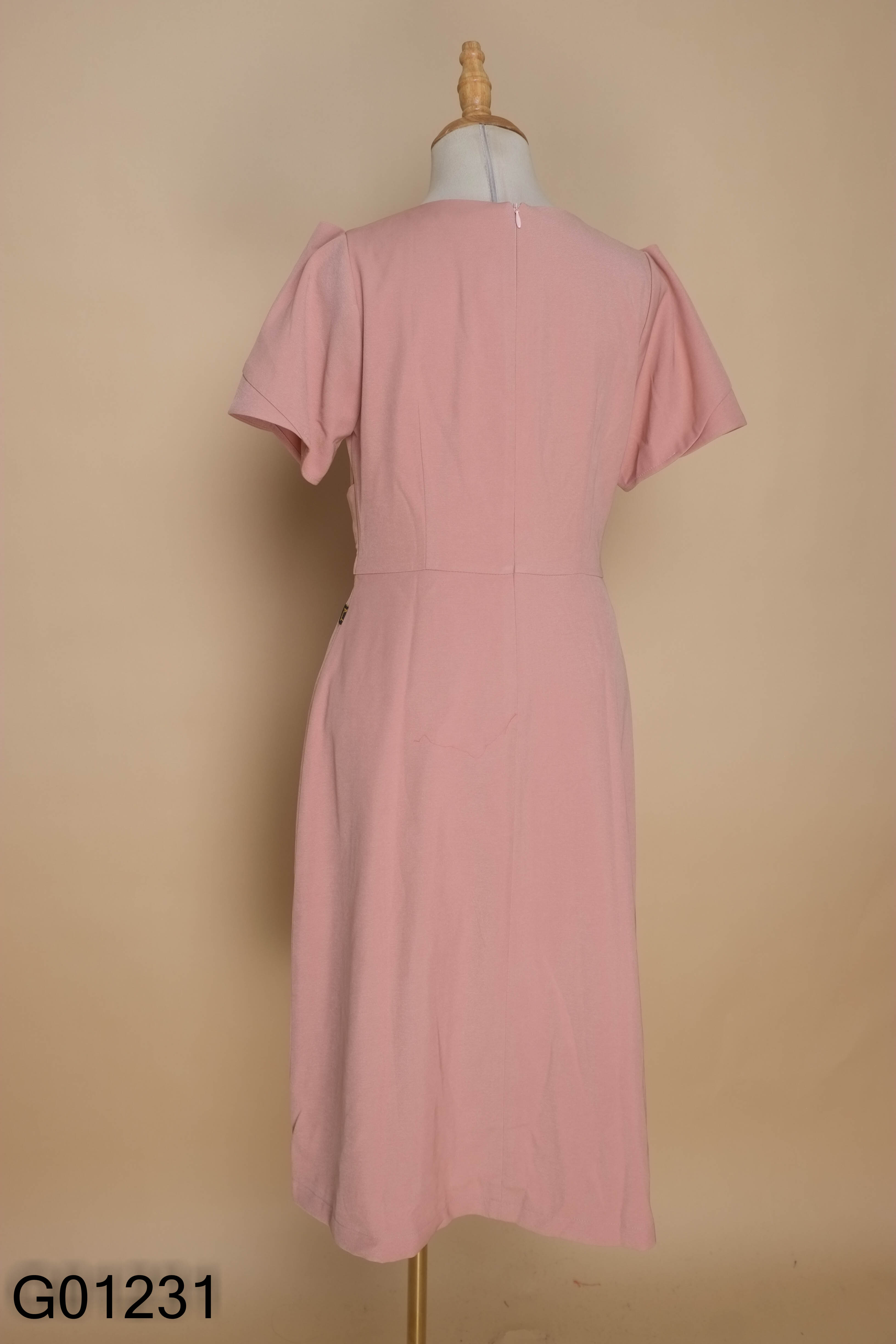 Váy ORENDA MODA hồng eo đính hoa