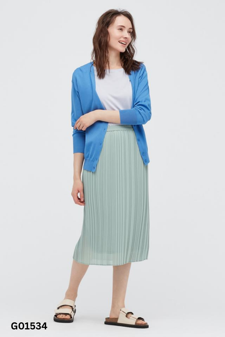 Chân váy UNIQLO xnh xếp y