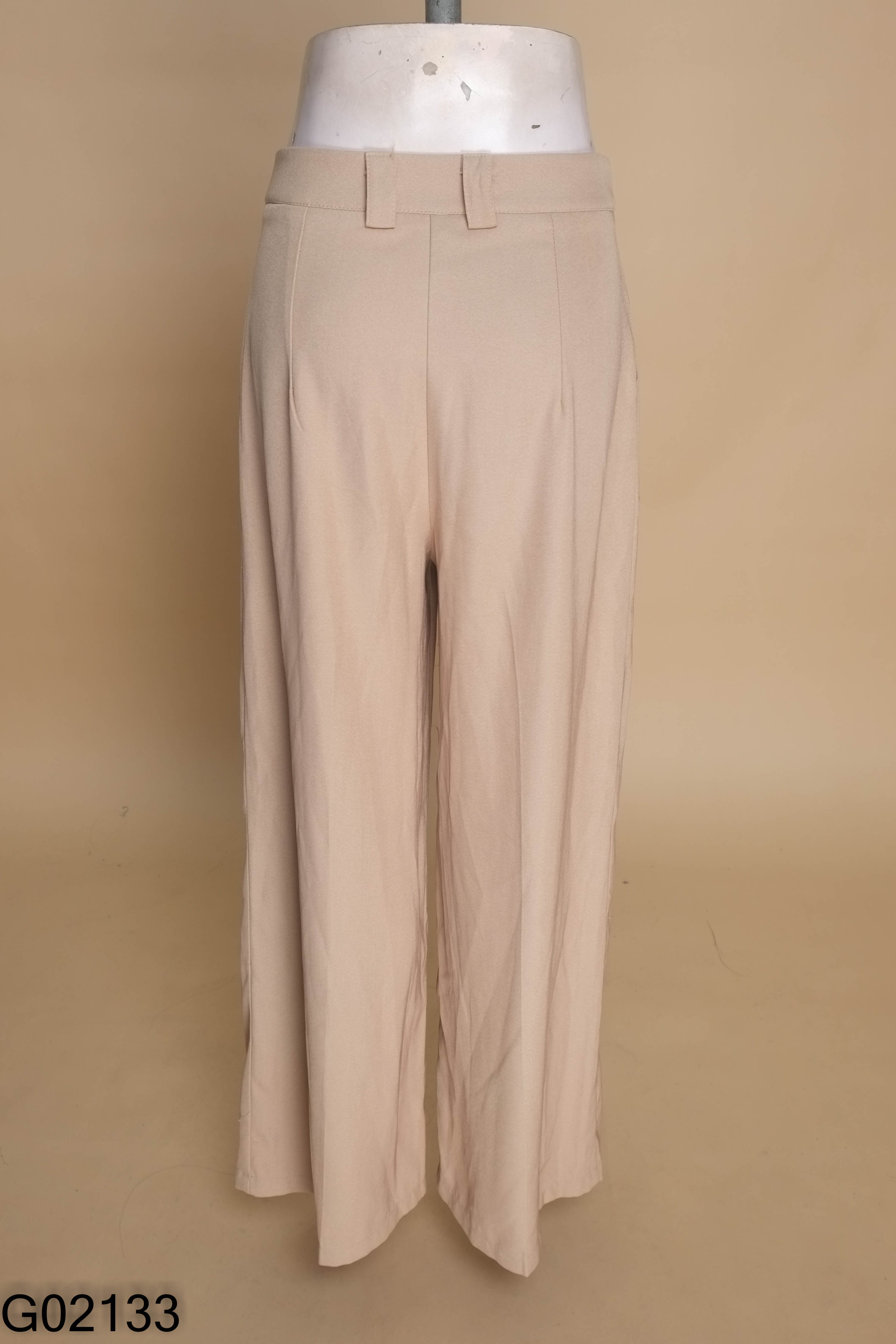 Quần suông nâu