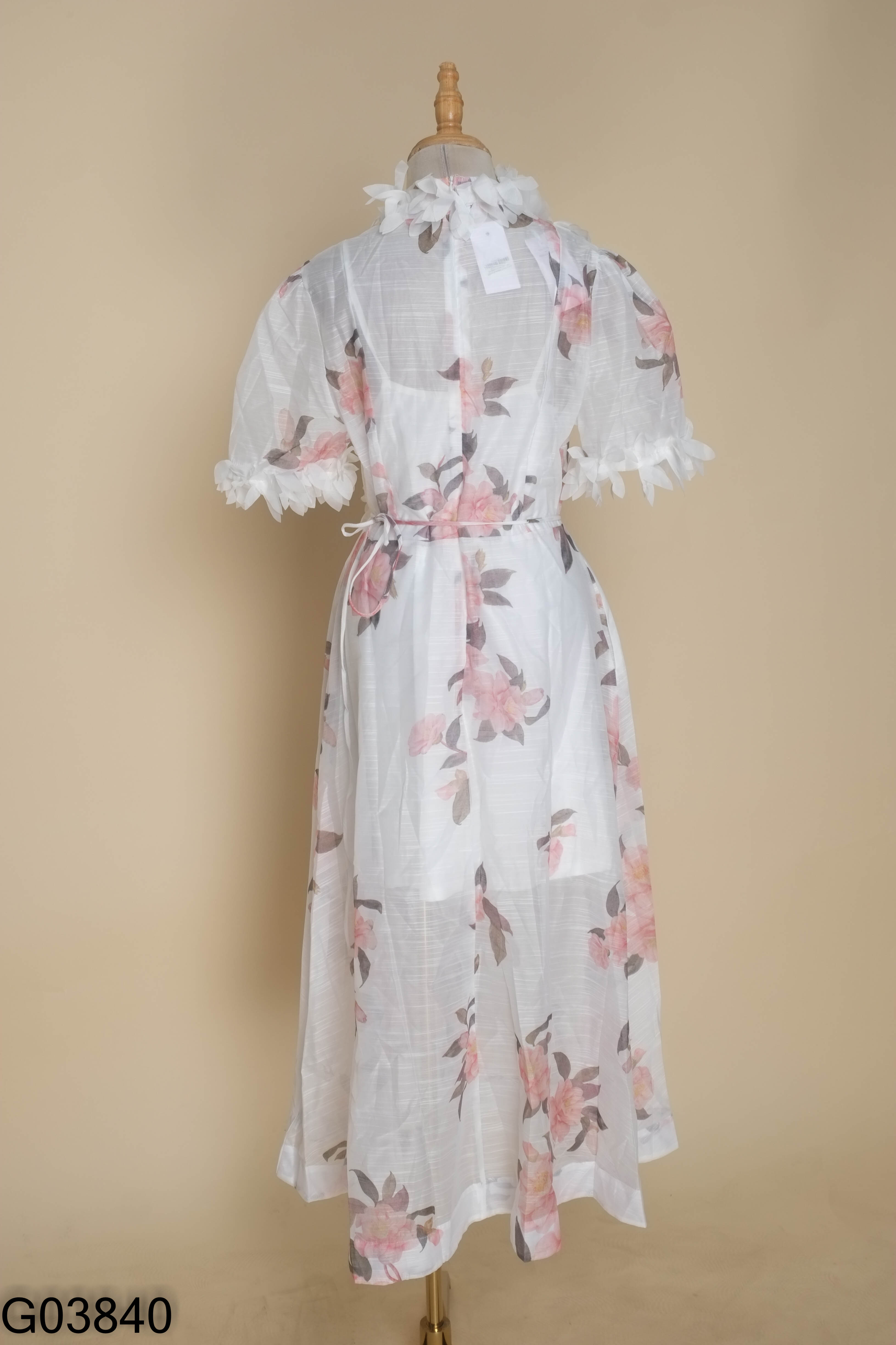 SET váy ZIMMERMANN trắng hoa+ áo 2 dây
