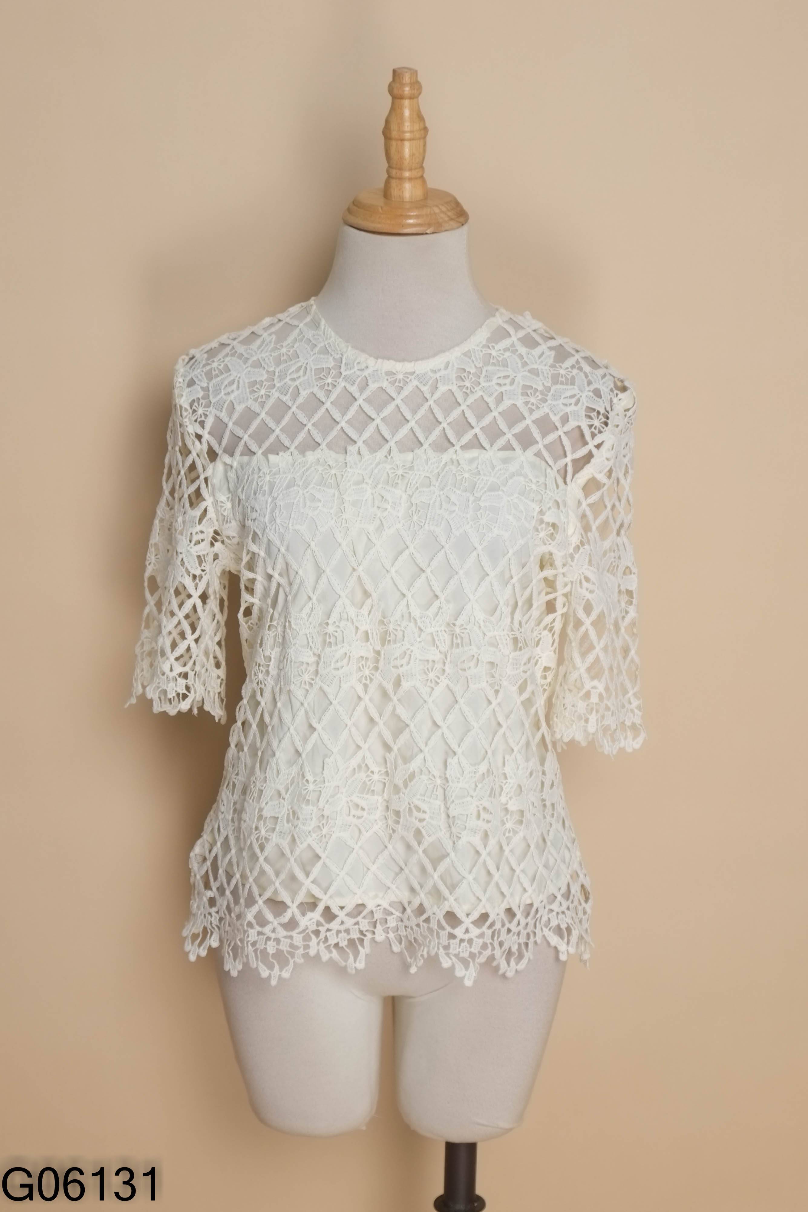 Áo lưới VERO MODA be