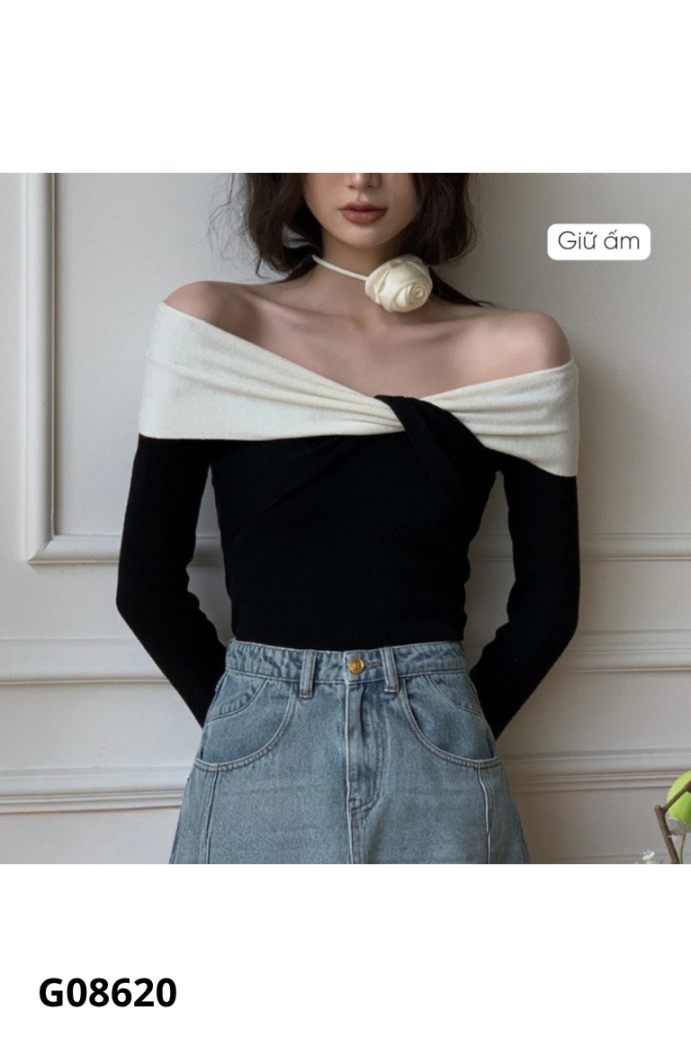 Áo đen mix be