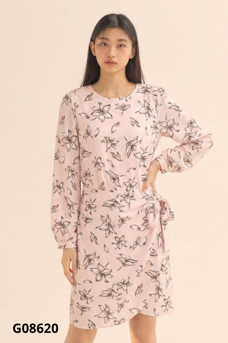 Váy MIXXO hồng họa tiết