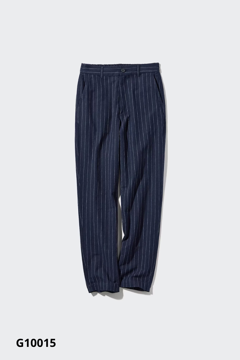 Quần xanh than UNIQLO sọc