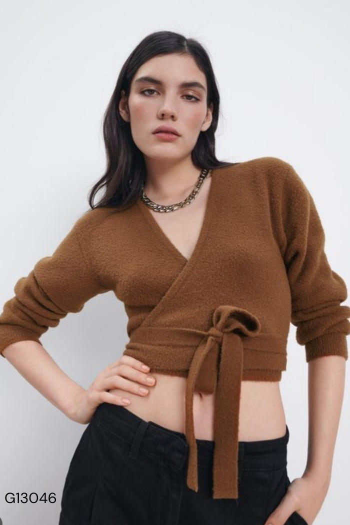 Áo len ZARA nâu