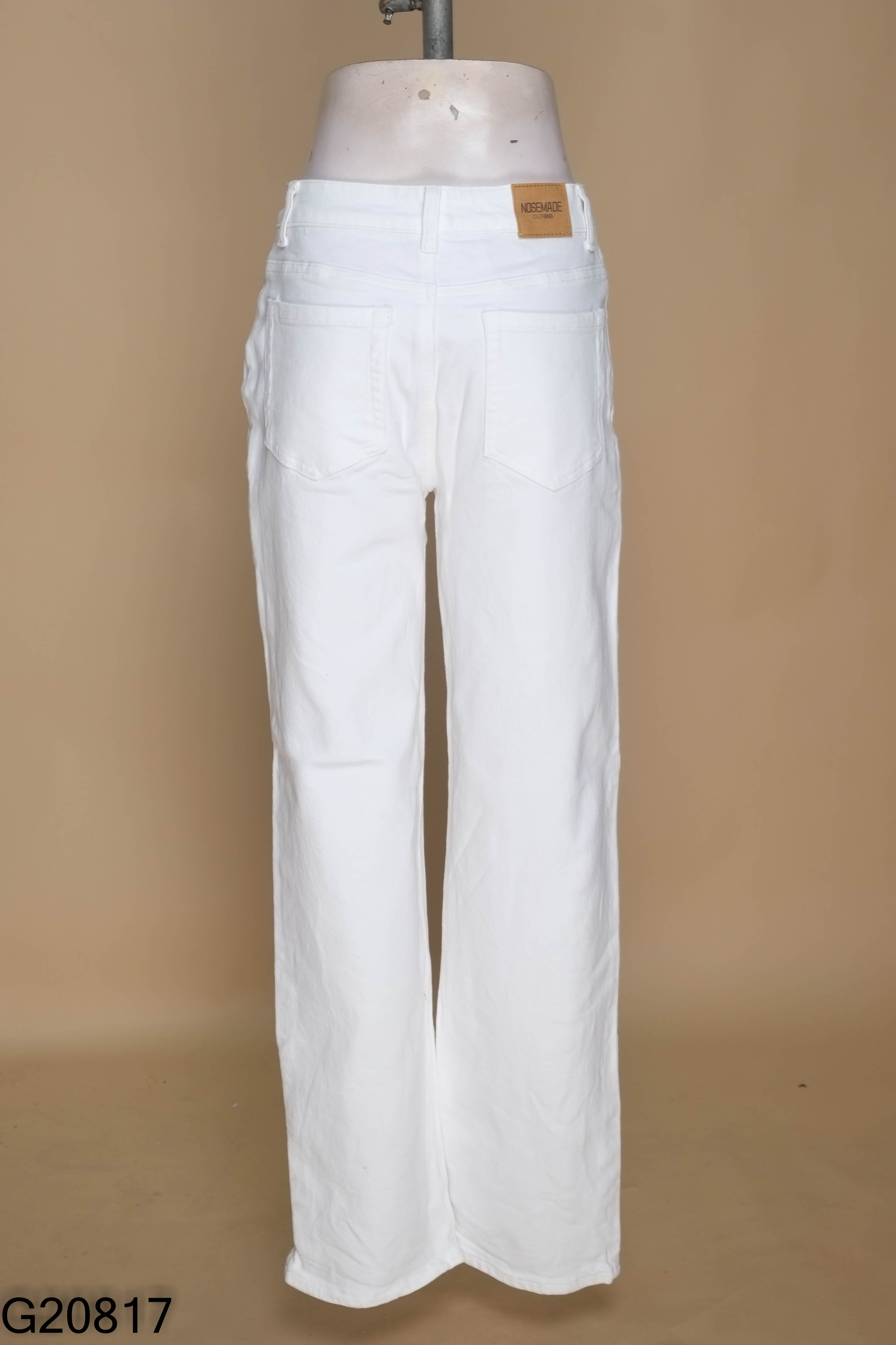 Quần NOSEMADE jeans trắng
