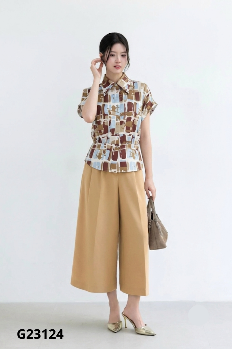 Áo trắng họa tiết NEMNEW